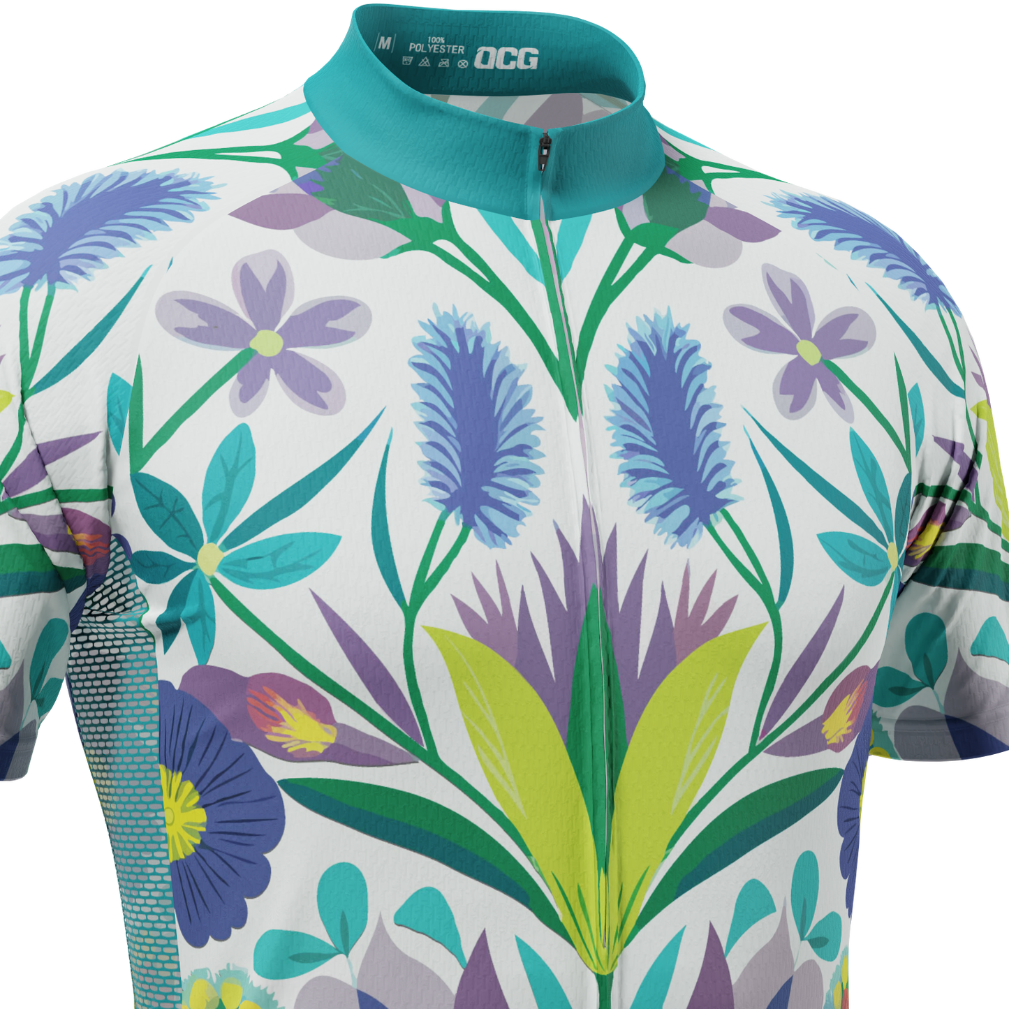 Men's Flowers From Down Under Short Sleeve Cycling Jersey