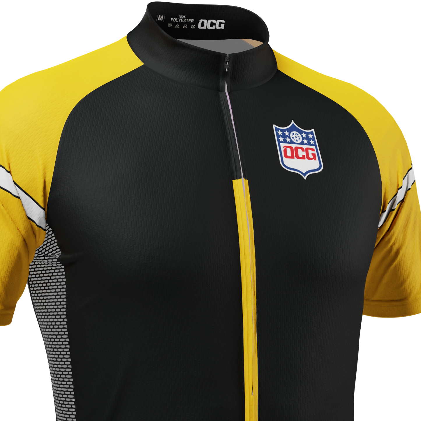 Men's Pittsburg Football Short Sleeve Cycling Jersey