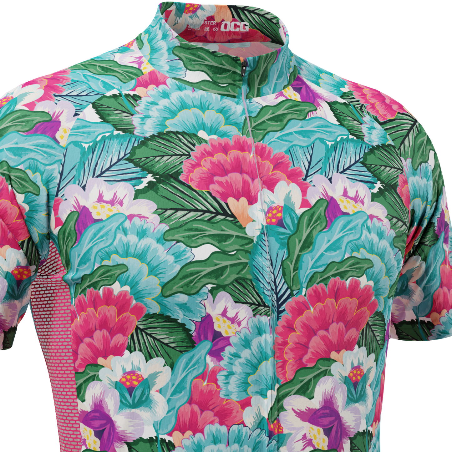 Men's Camelias Short Sleeve Cycling Jersey