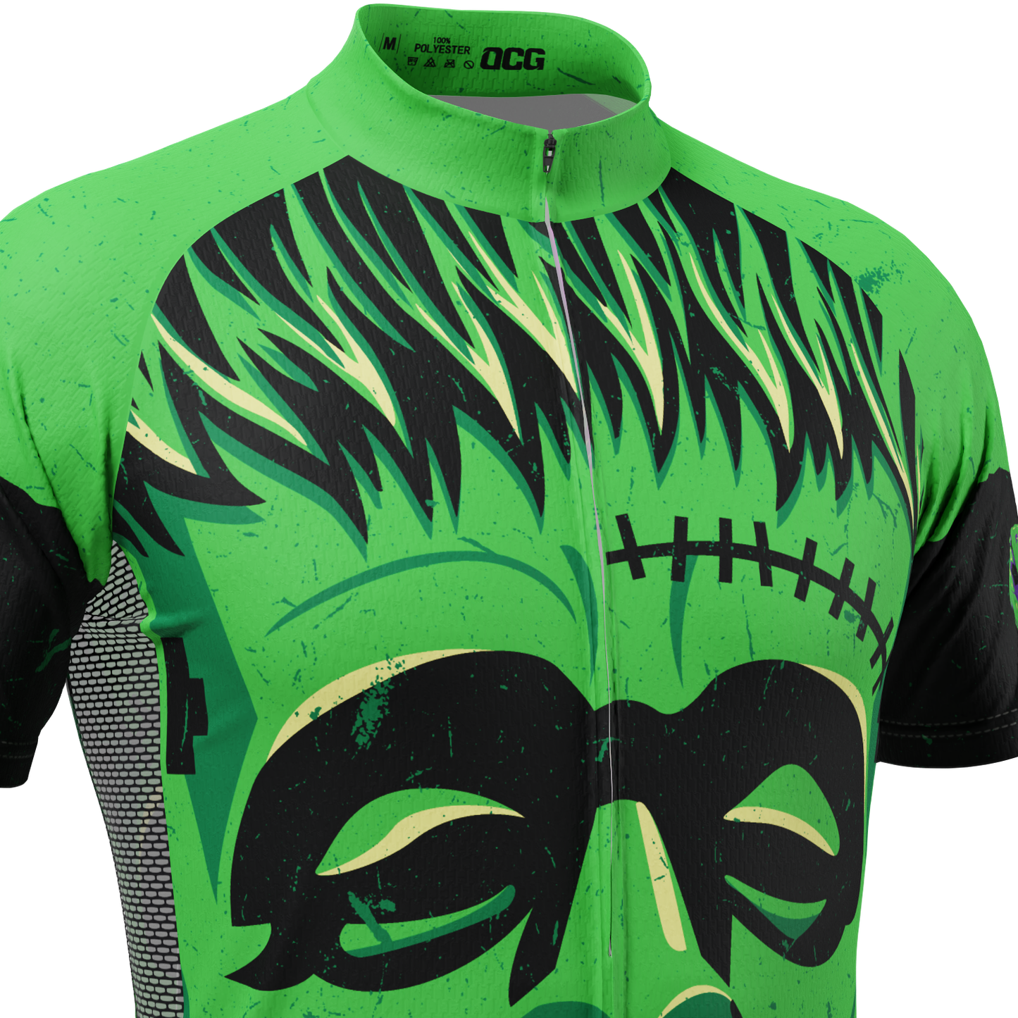 Men's Frankenstein On Wheels Short Sleeve Cycling Jersey