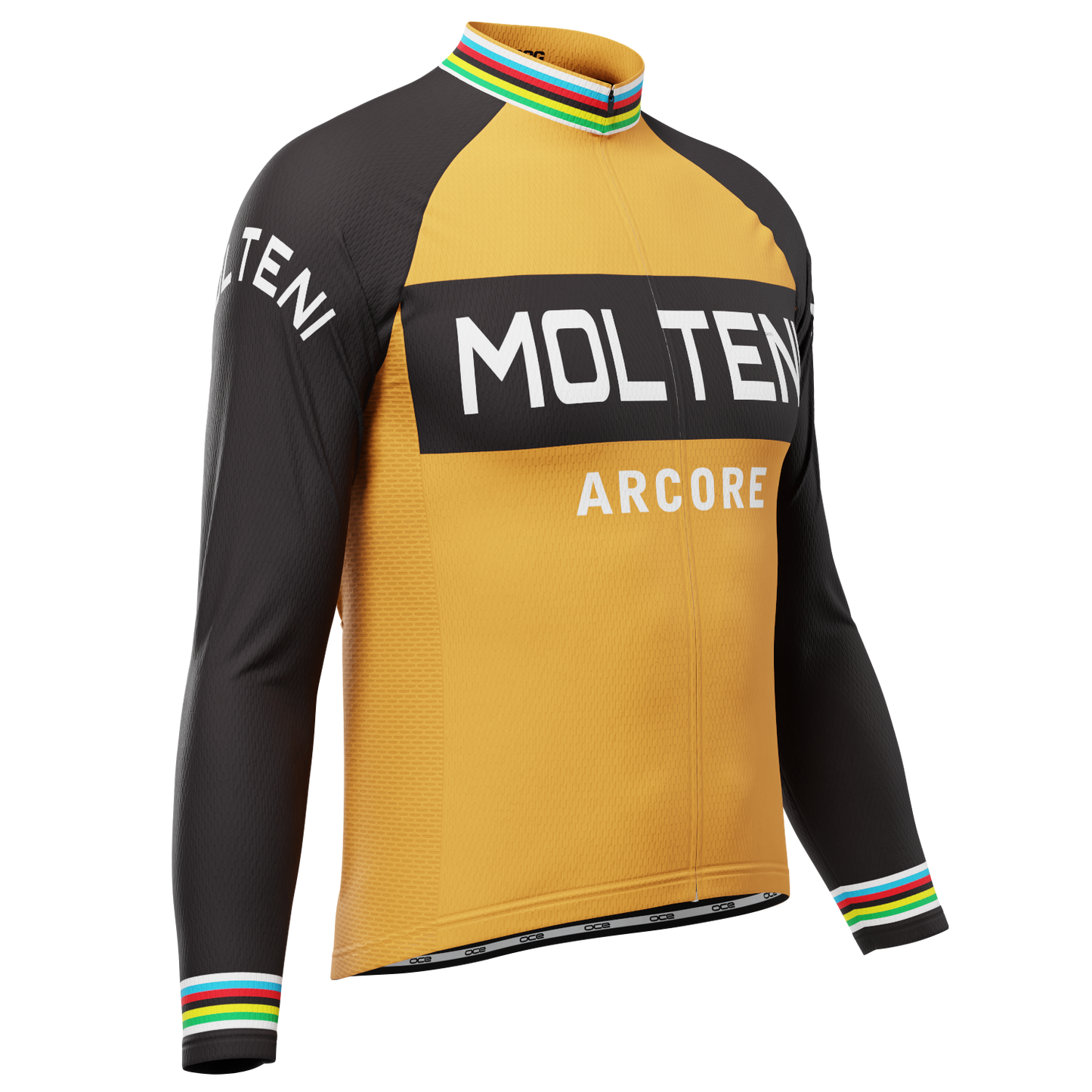 Men's Retro Molteni Classic Long Sleeve Cycling Jersey