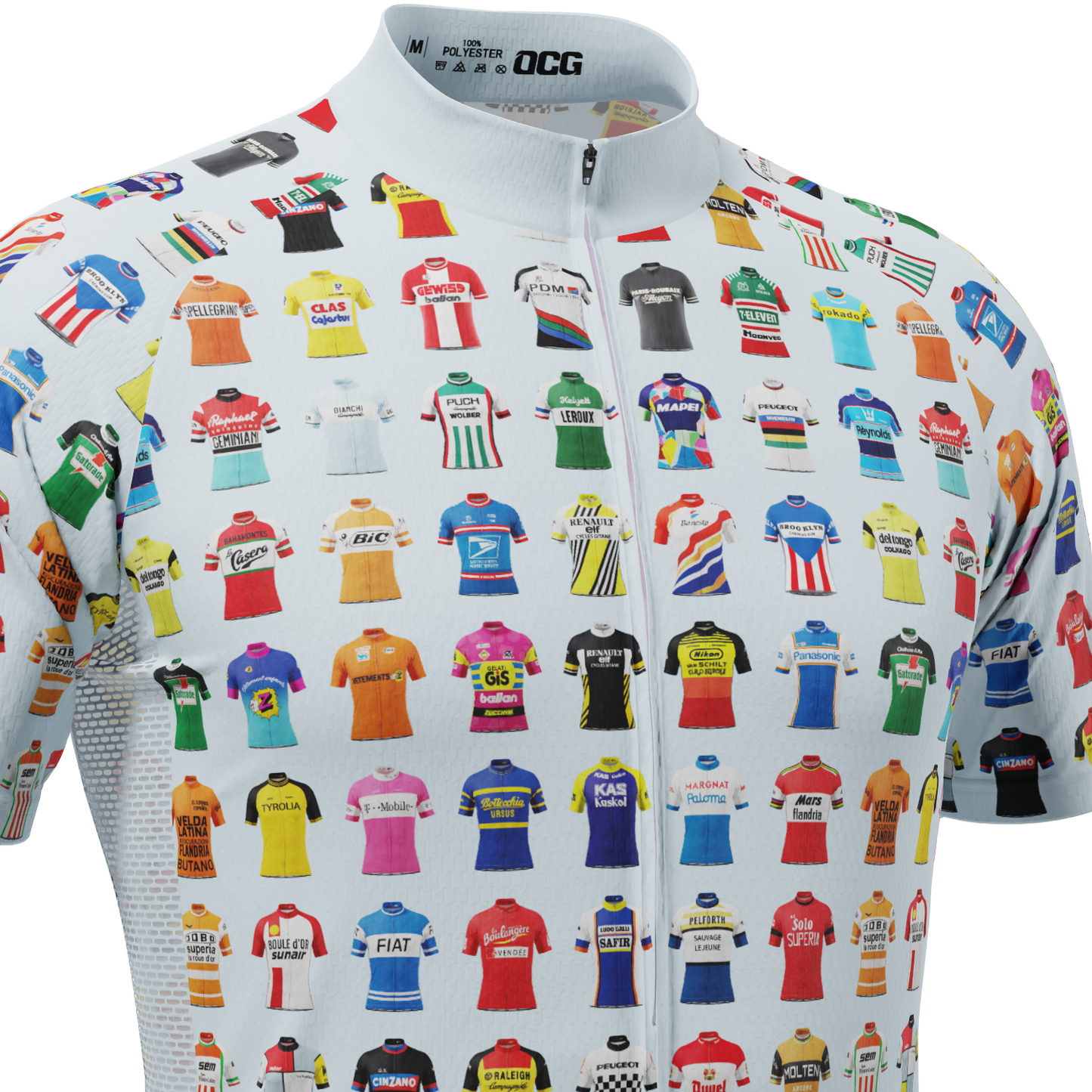 Men's Vintage Cycling Teams Short Sleeve Cycling Jersey