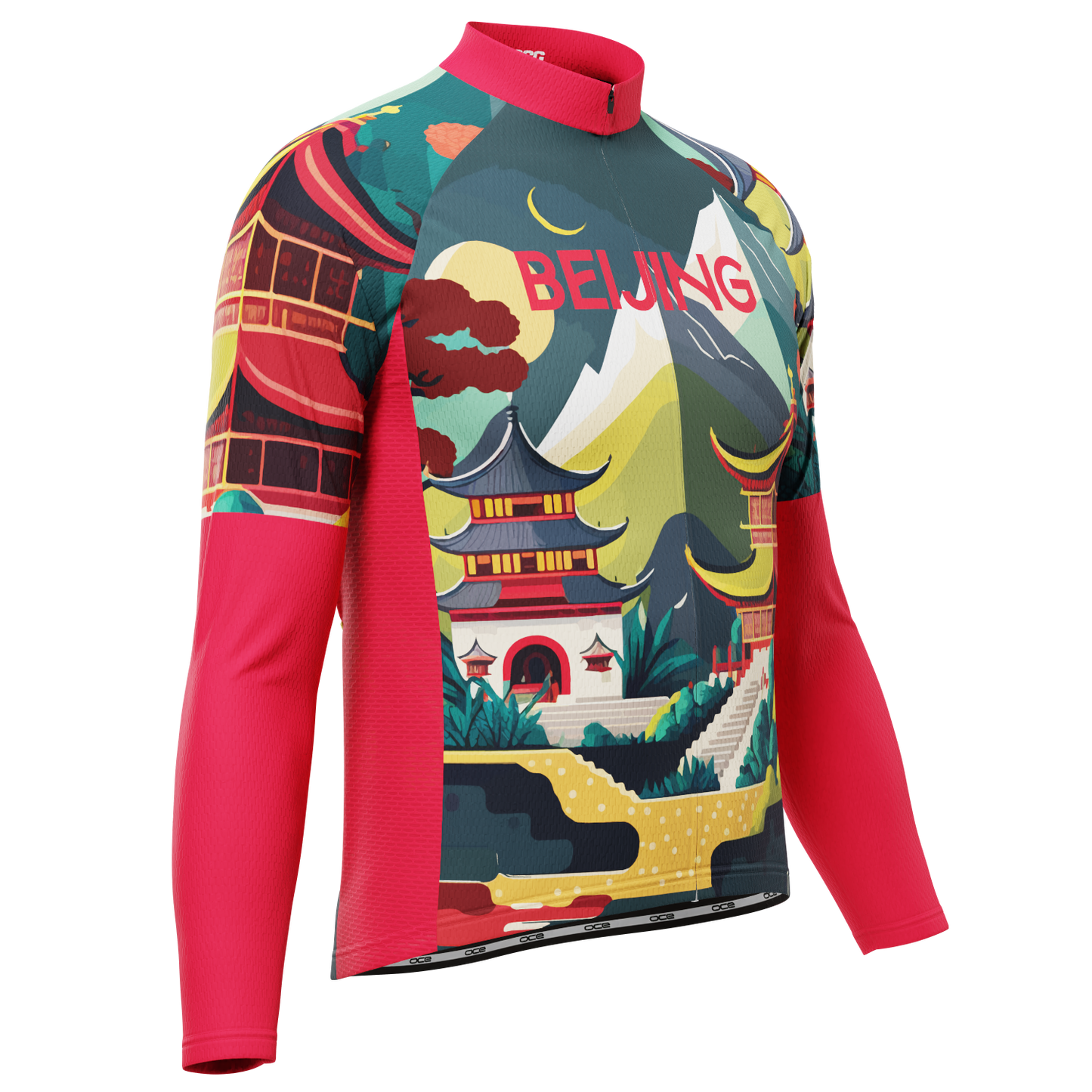 Men's Around The World - Beijing Long Sleeve Cycling Jersey