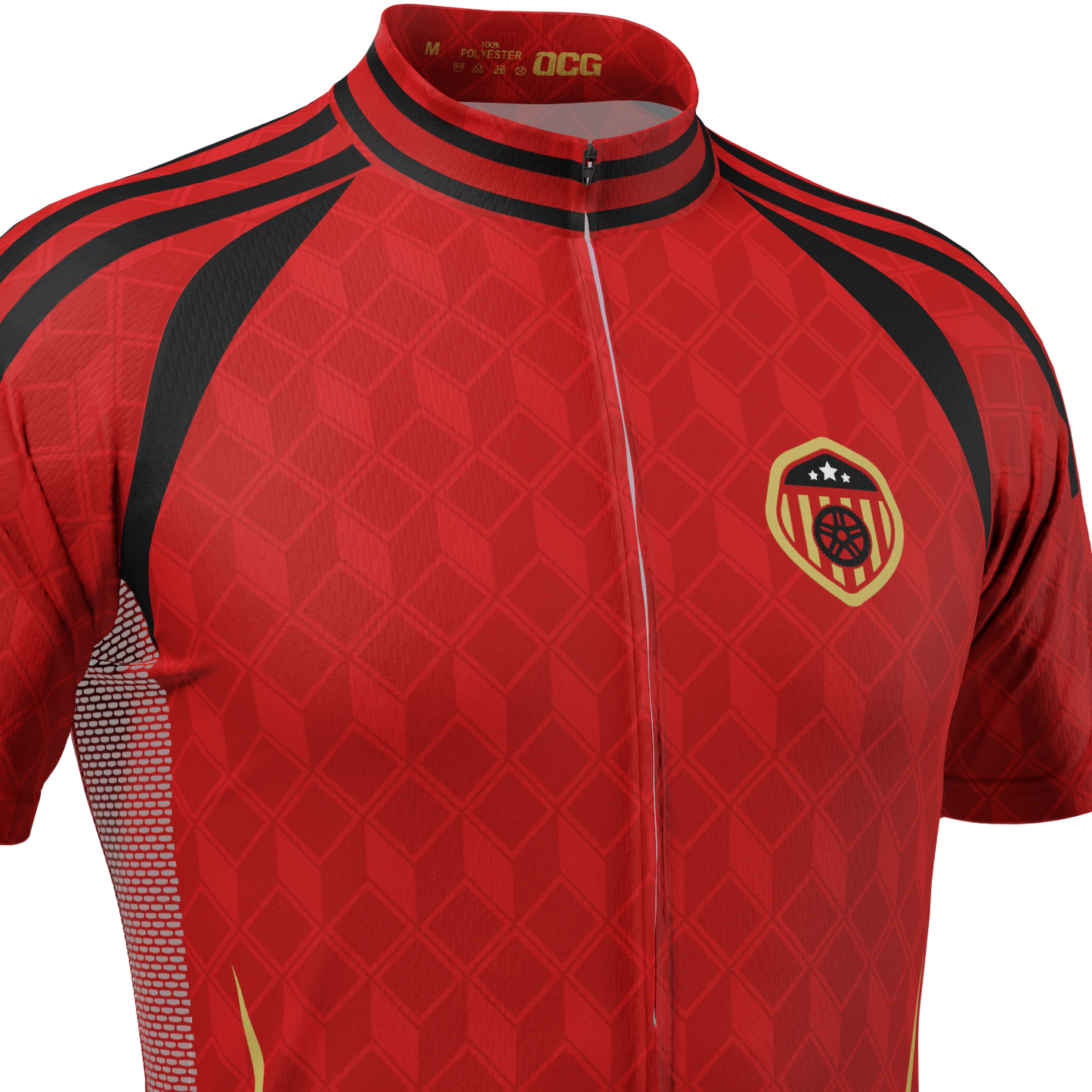 Men's Belgium Soccer Short Sleeve Cycling Jersey