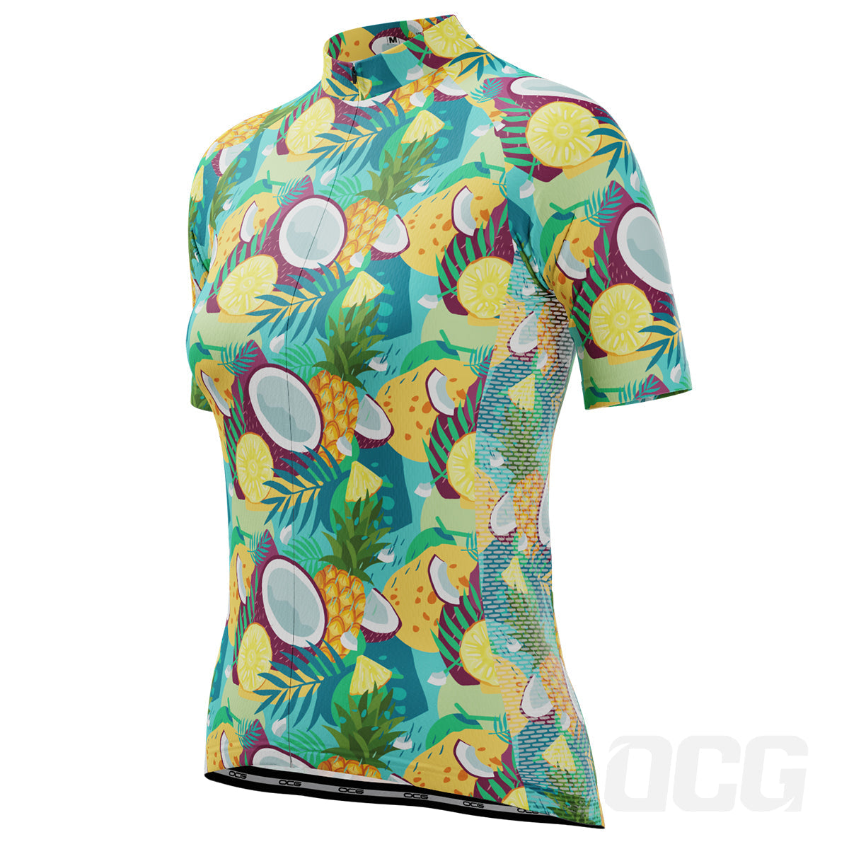 Women's Pina Colada Short Sleeve Cycling Jersey