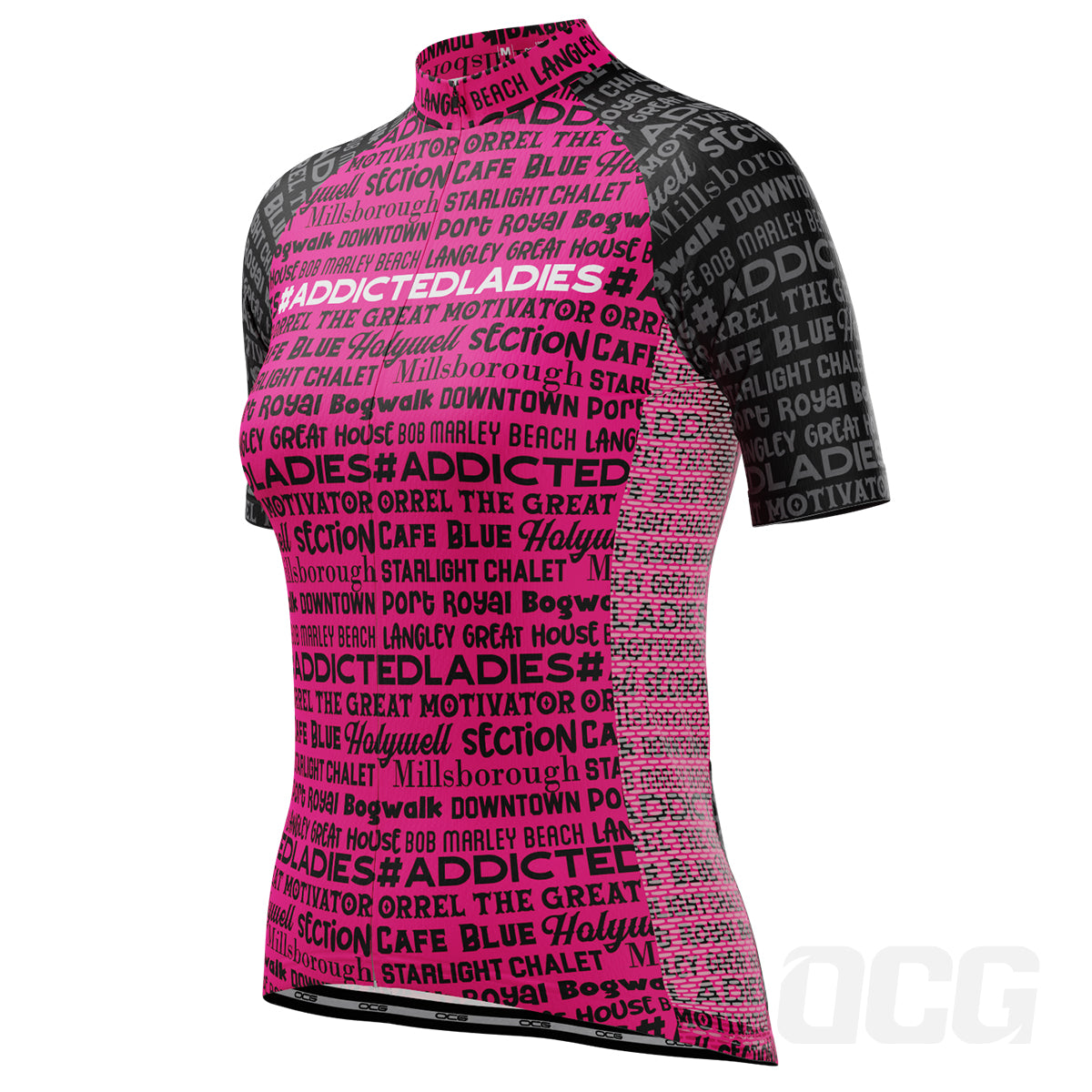 Women's Addicted Ladies Short Sleeve Cycling Jersey