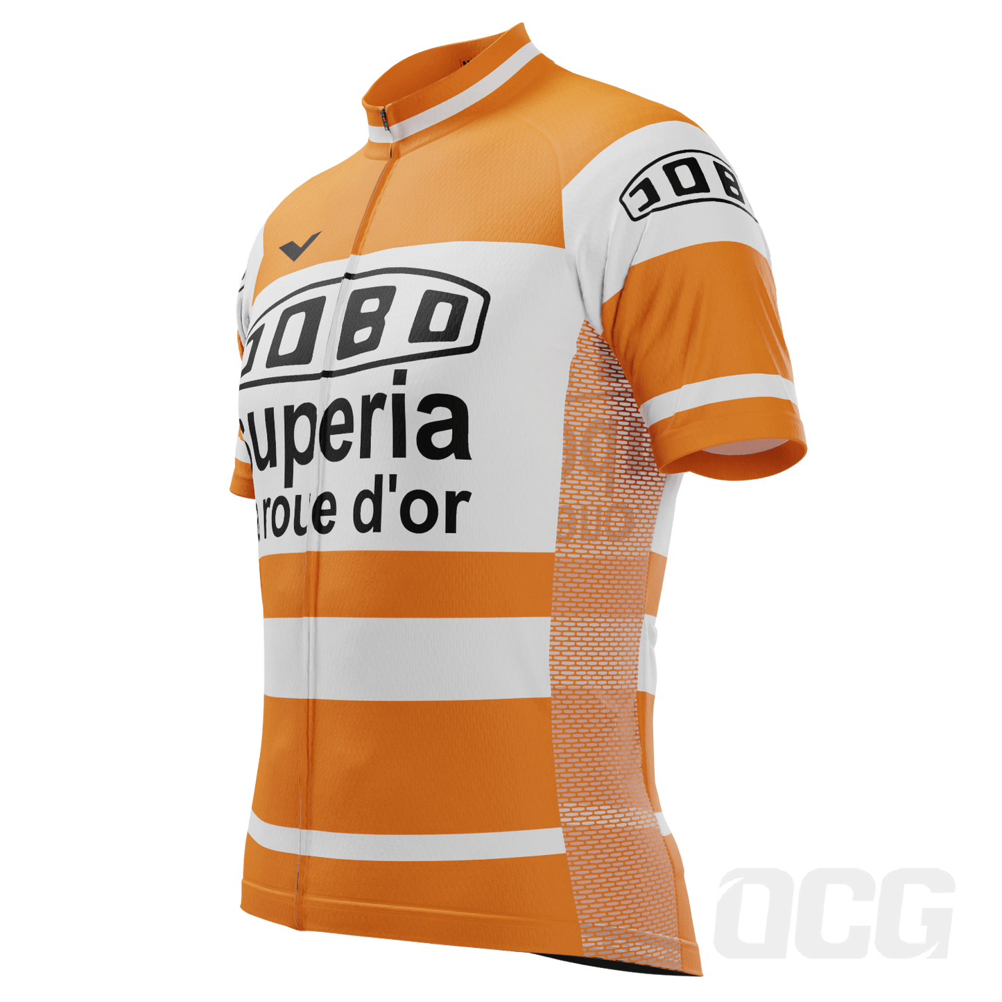 Men's Retro 1978 Jobo Superia  Short Sleeve Cycling Jersey