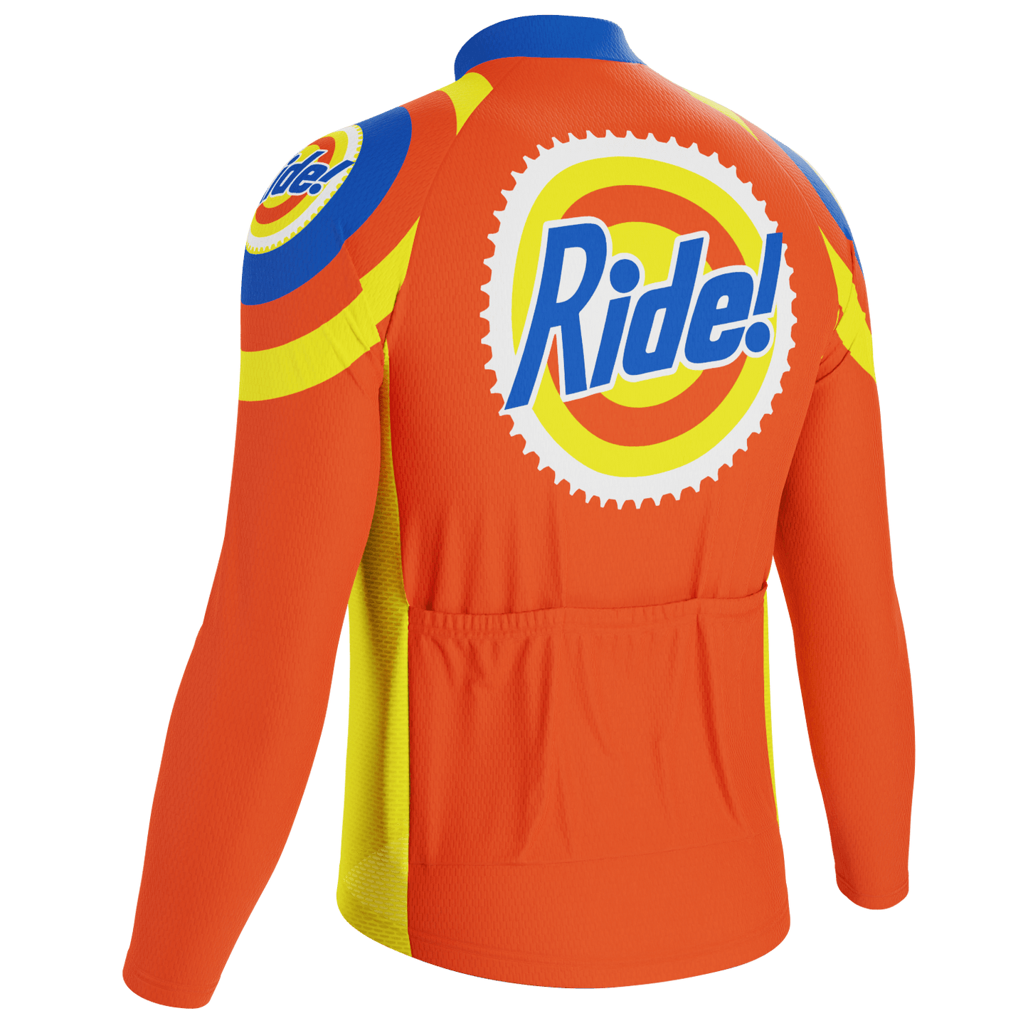 Men's Ride the Tide Short Long Sleeve Cycling Jersey