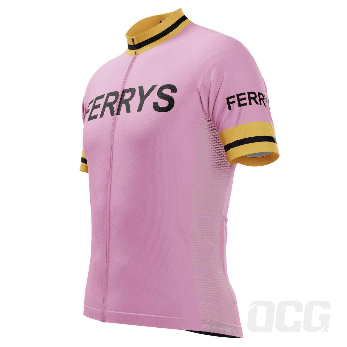 Men's Retro Ferrys 1960's Short Sleeve Cycling Jersey