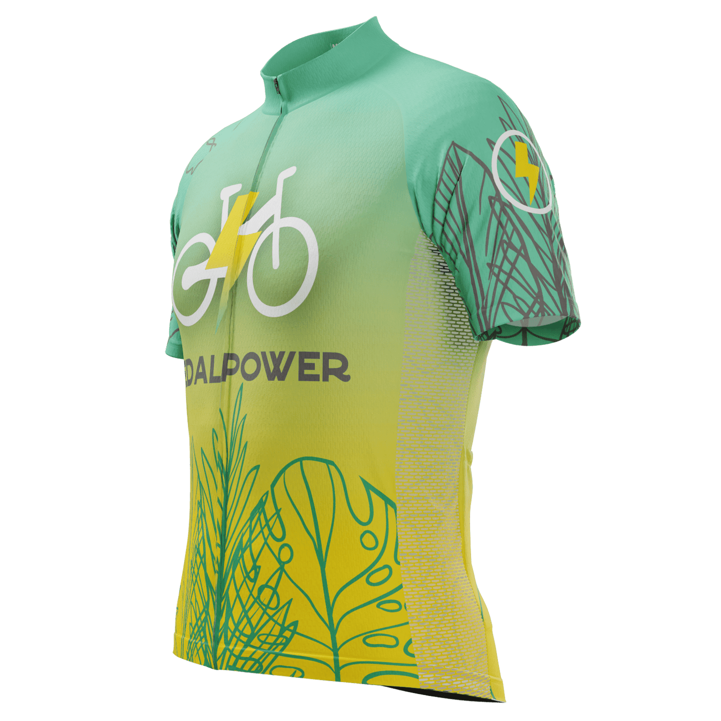 Men's Pedal Power Short Sleeve Cycling Jersey
