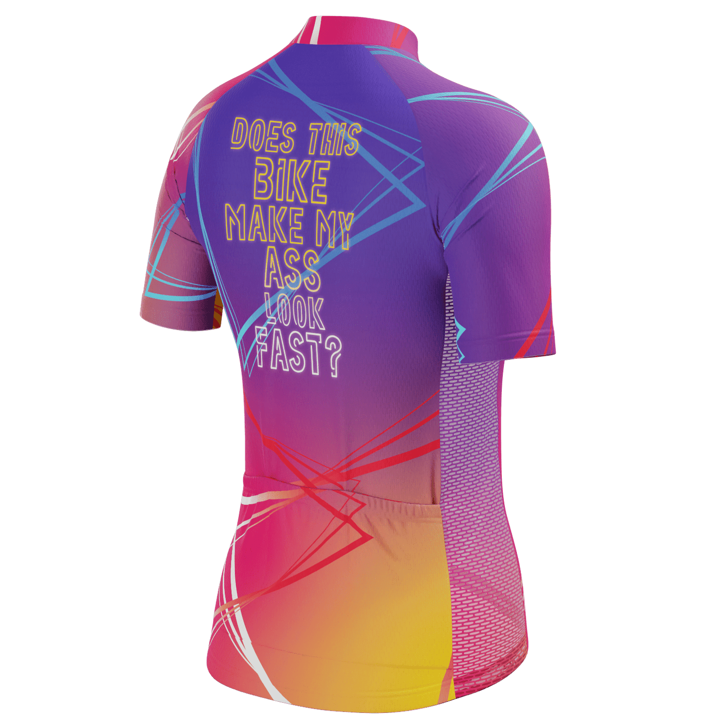 Women's Fast Ass Short Sleeve Cycling Jersey