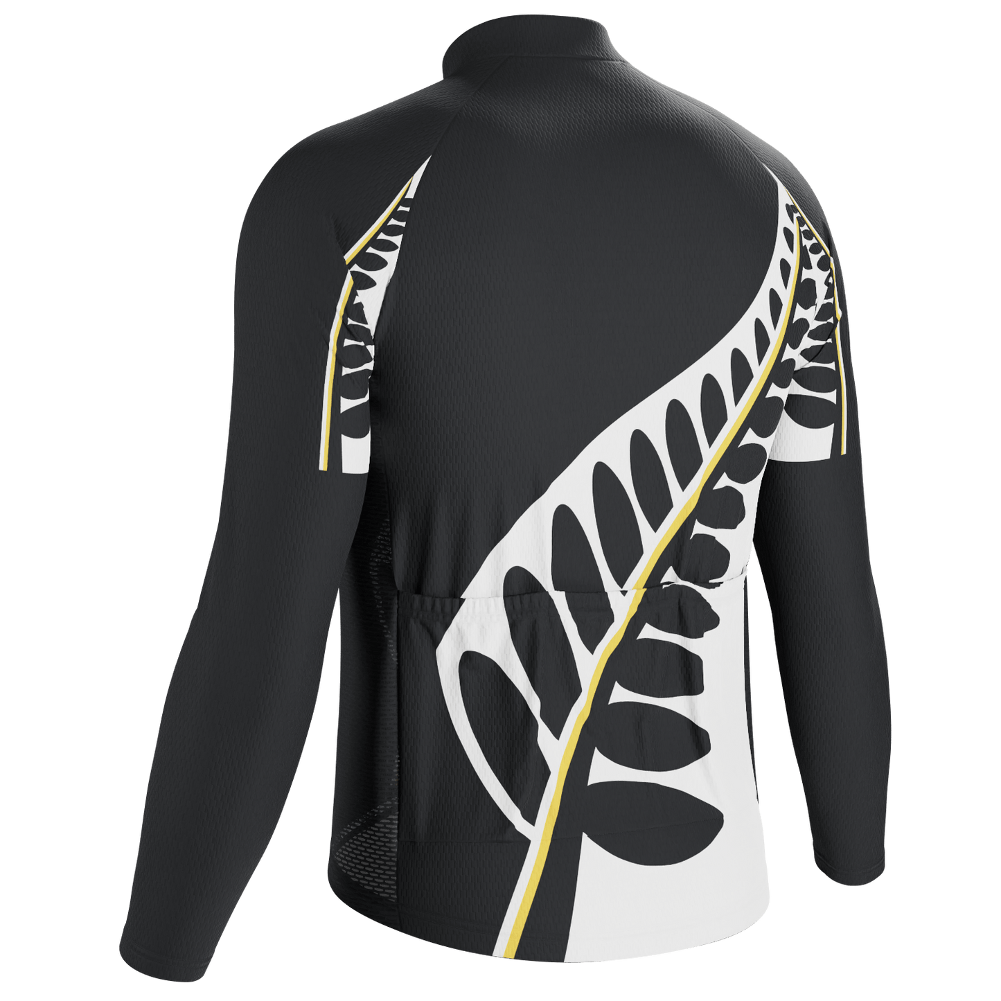 Men's New Zealand Silver Fern Long Sleeve Cycling Jersey