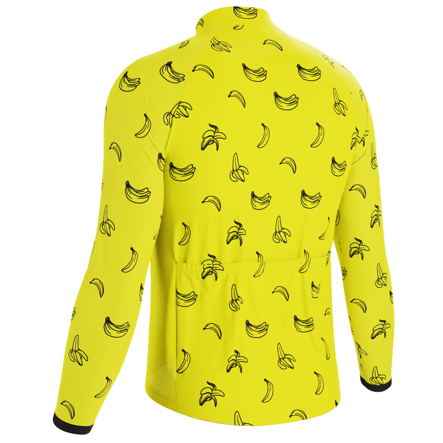 Men's Must Be Bananas Long Sleeve Cycling Jersey