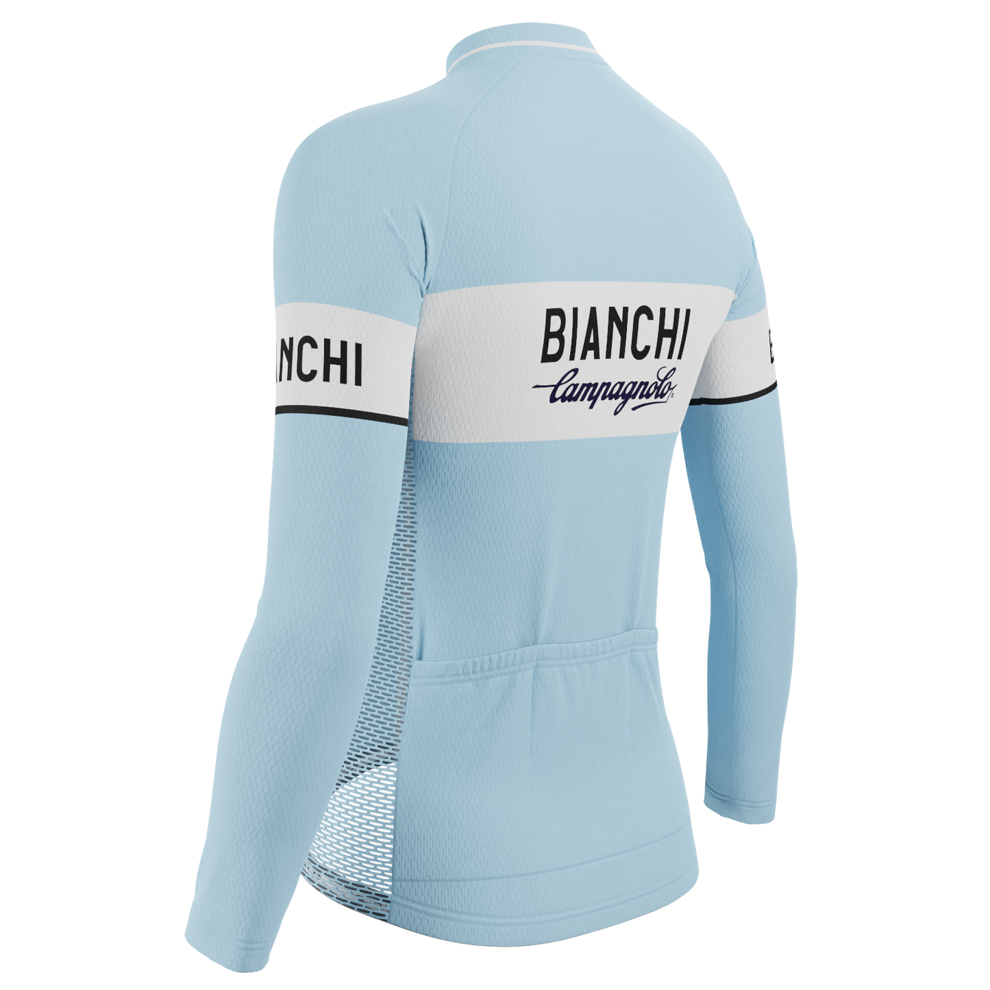Women's Retro Bianchi Long Sleeve Cycling Jersey