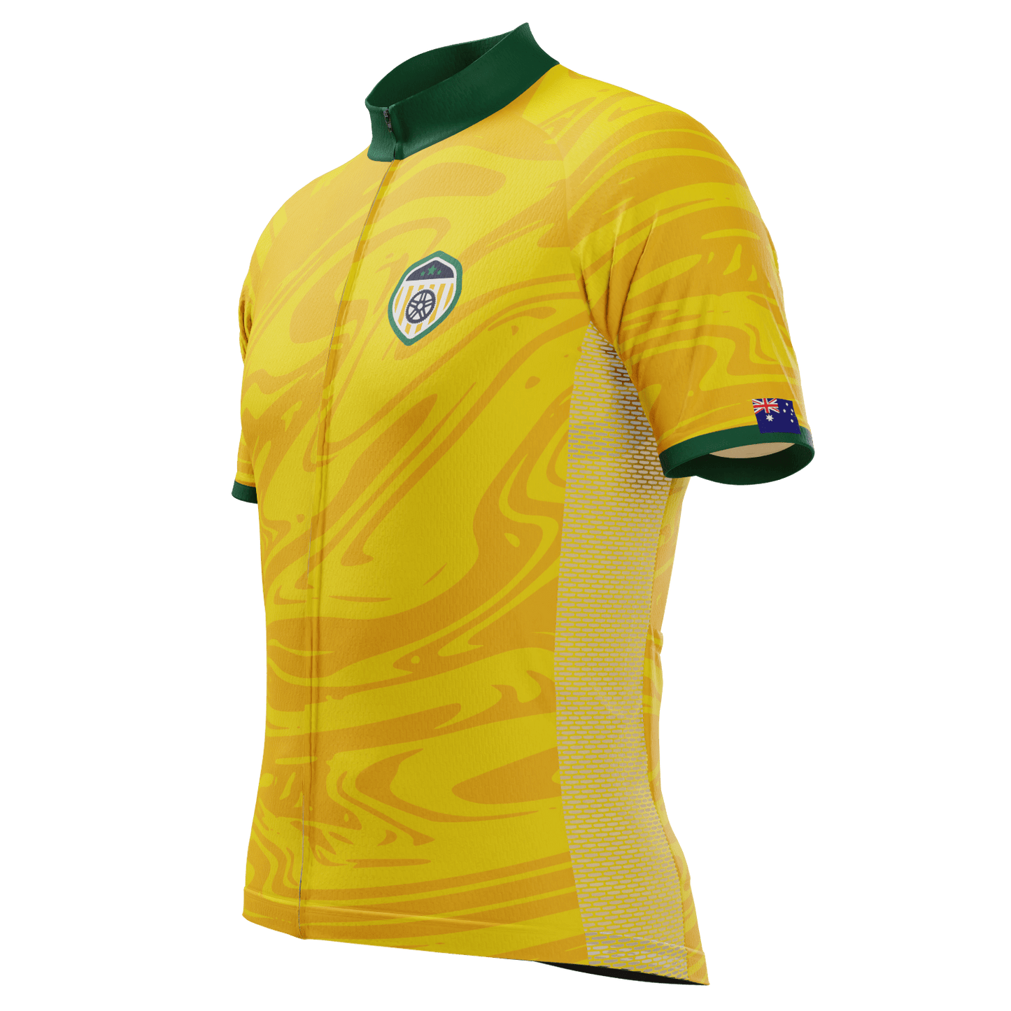 Men's Australia Soccer Short Sleeve Cycling Jersey