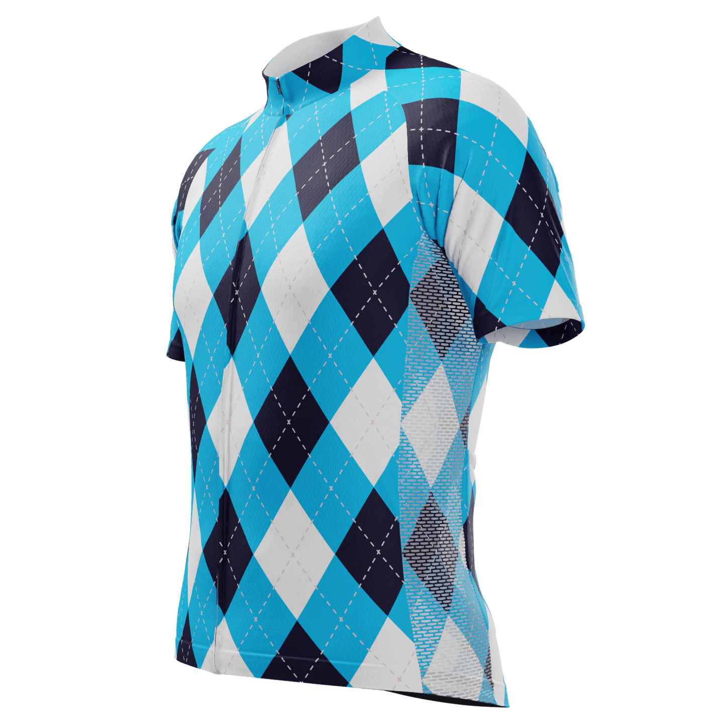 Men's Patchwork Short Sleeve Cycling Jersey