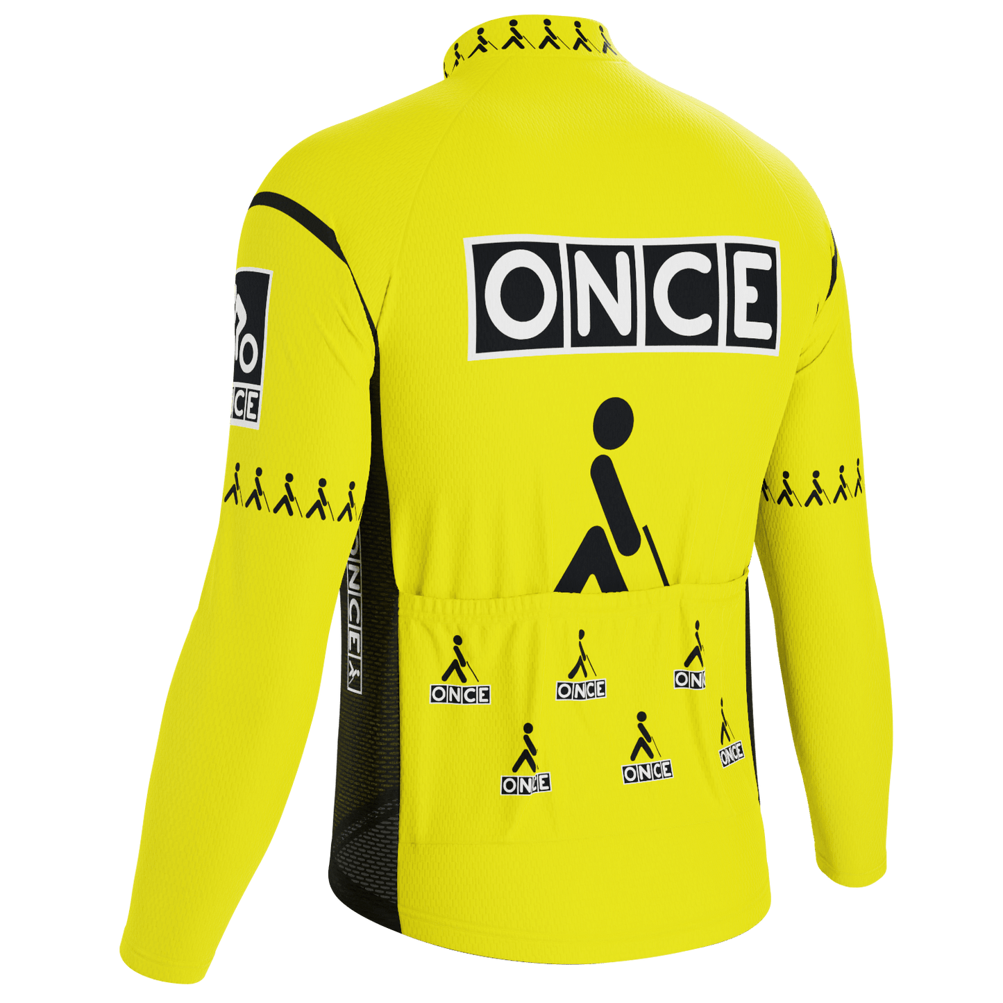 Men's Retro Solo Long Sleeve Cycling Jersey