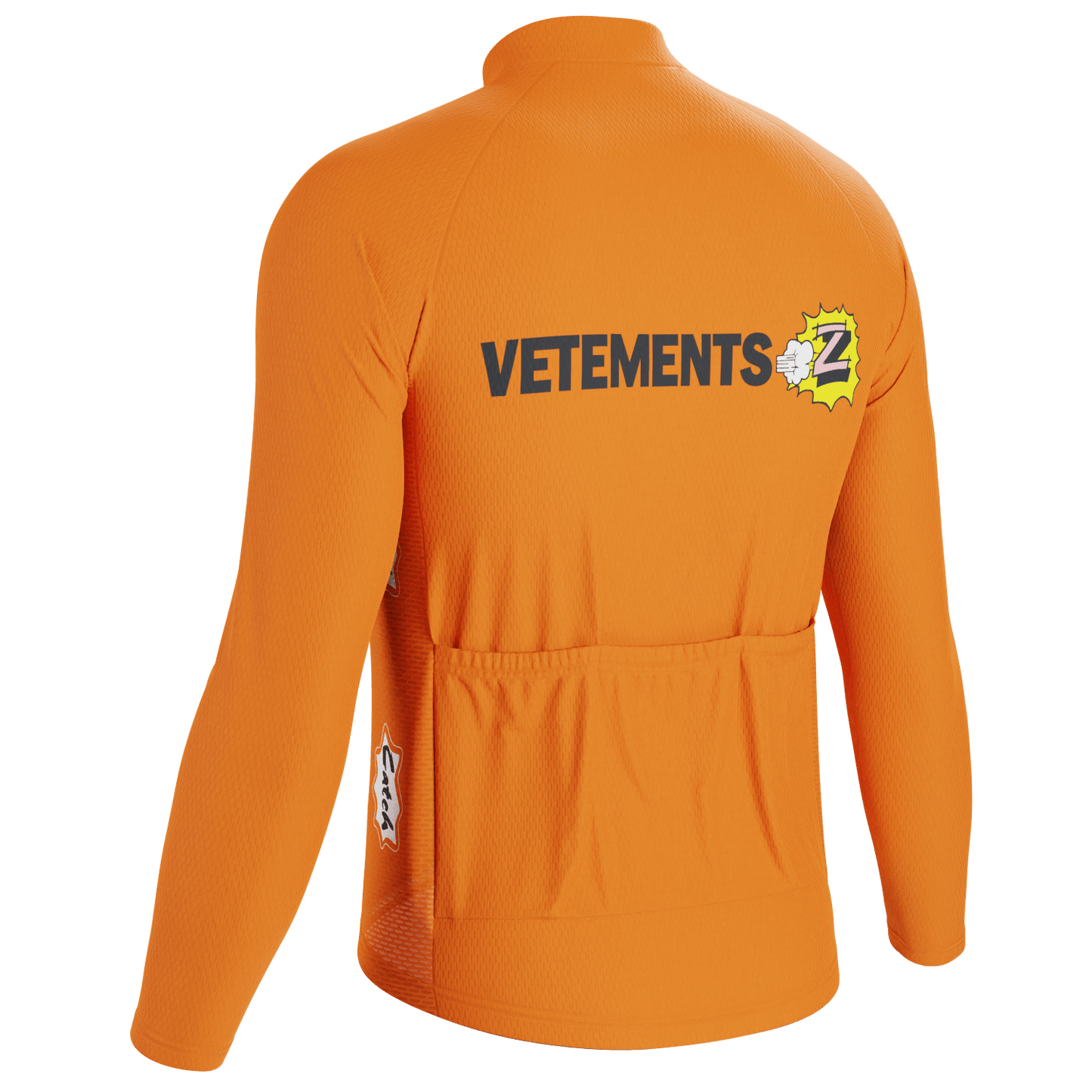 Men's Retro Vetements Team Z Long Sleeve Cycling Jersey