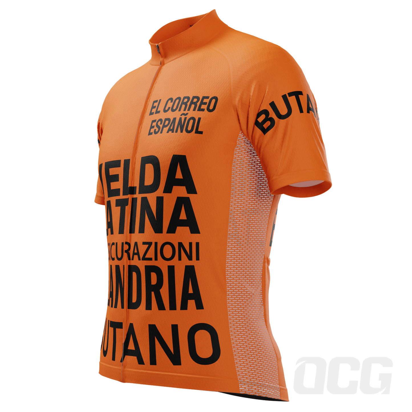 Men's Retro 1977 Flandria Maertens Vuelta a España Short Sleeve Cycling Jersey