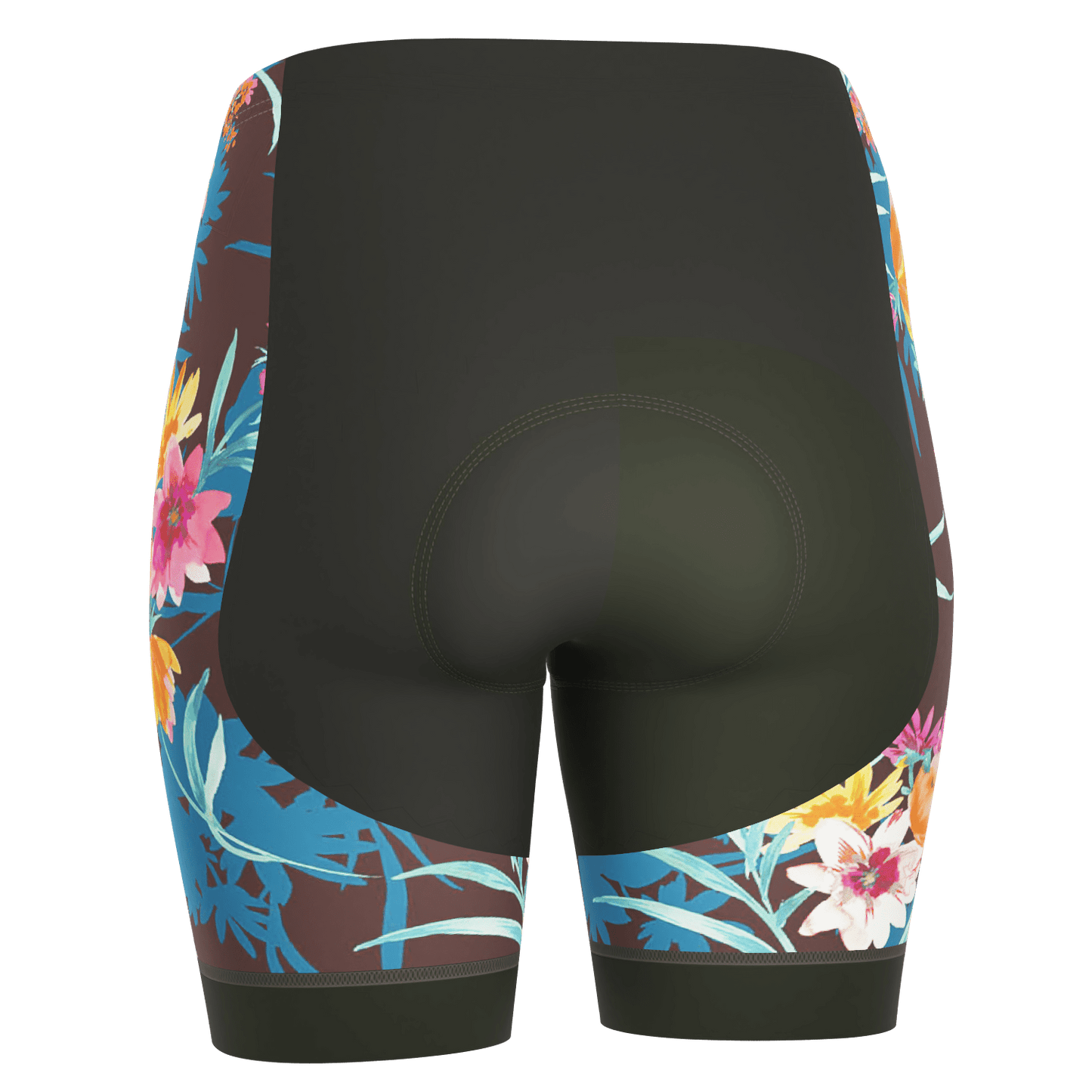 Women's Tropical Bloom Gel Padded Cycling Shorts