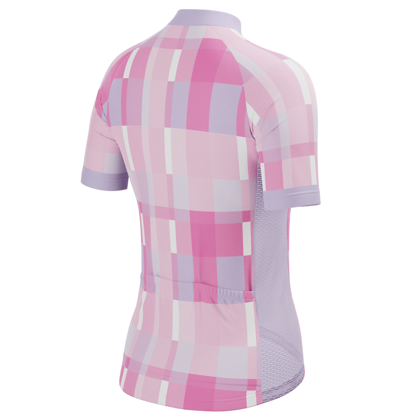 Women's Classic Tartan Short Sleeve Cycling Jersey