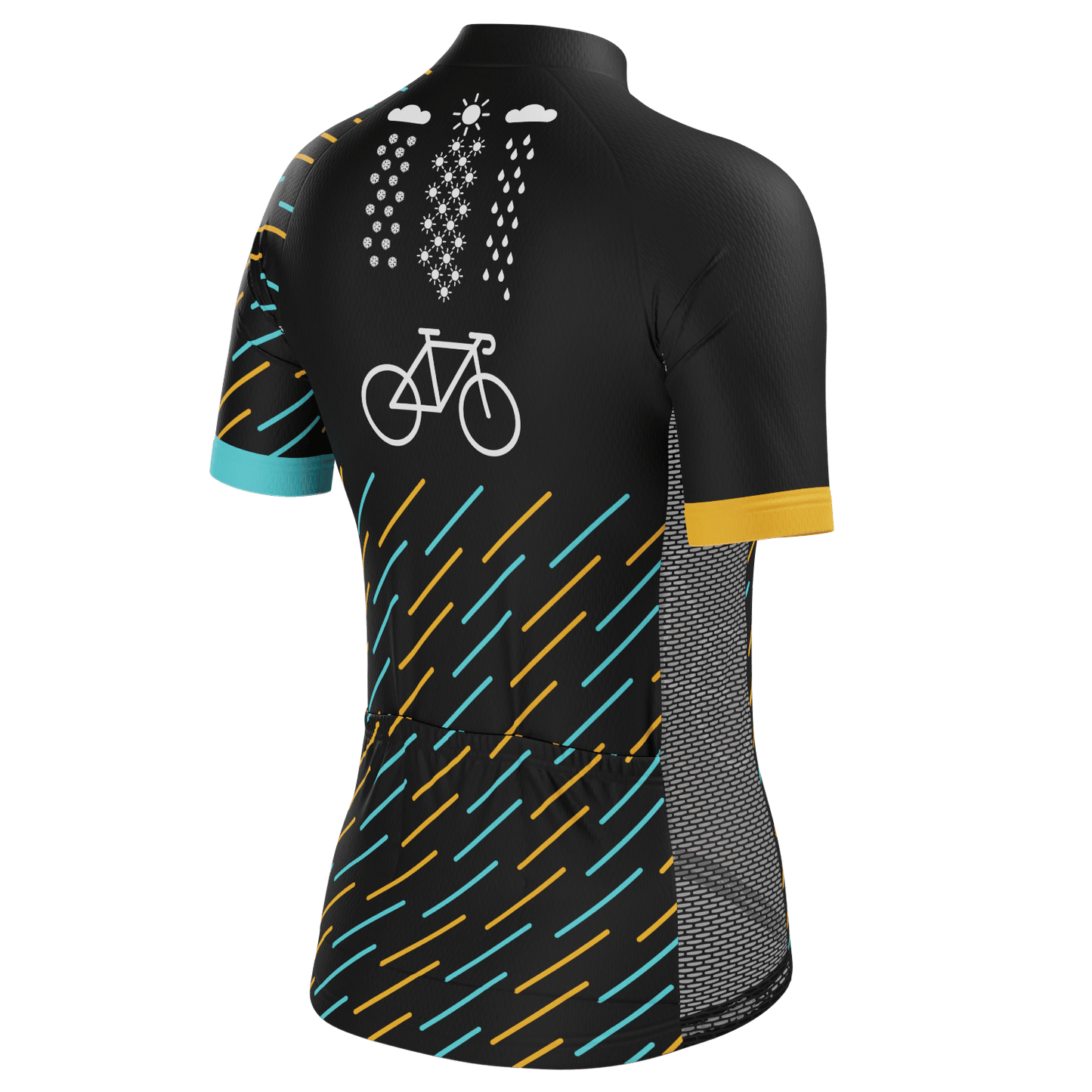 Women's Rain Hail or Shine Short Sleeve Cycling Jersey