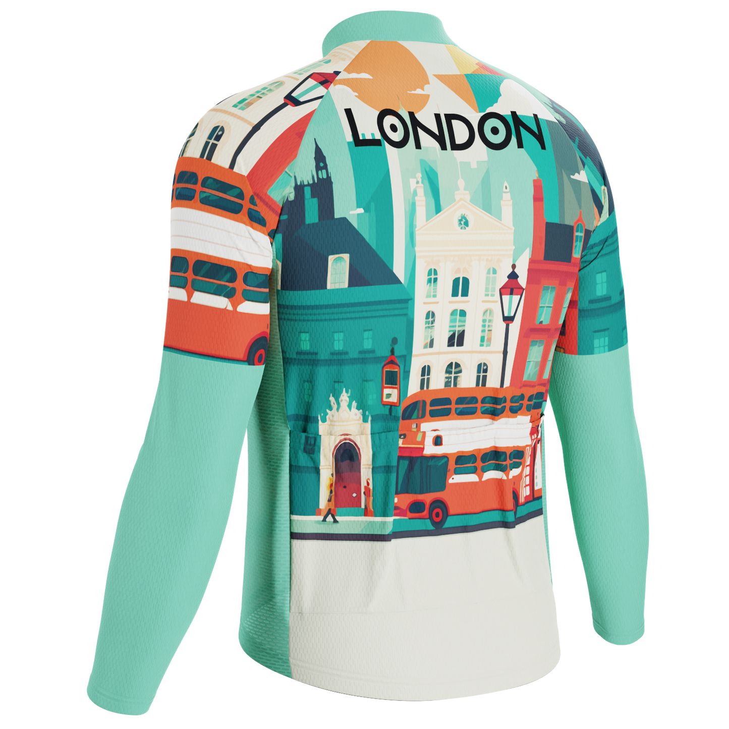 Men's Around The World - London Long Sleeve Cycling Jersey