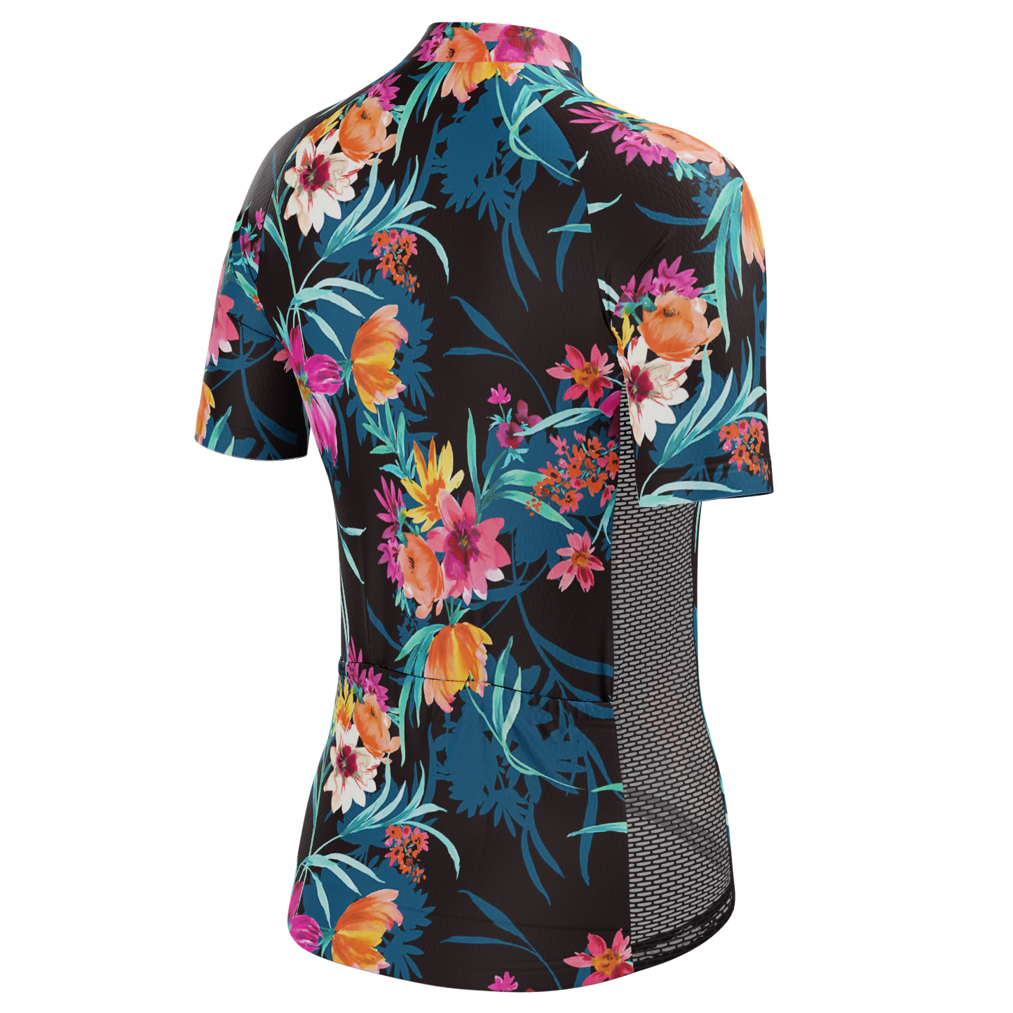 Women's Tropical Bloom Short Sleeve Cycling Jersey