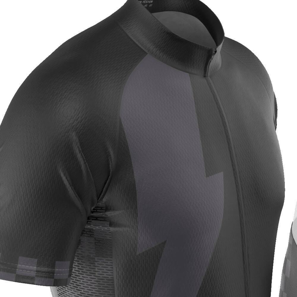 Men's Checkered Lighting 2 Piece Cycling Kit