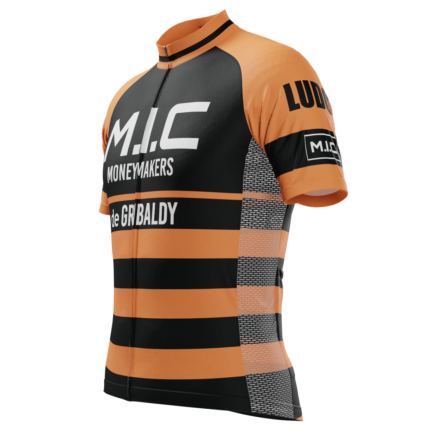Men's Gribaldy Retro Short Sleeve Cycling Jersey