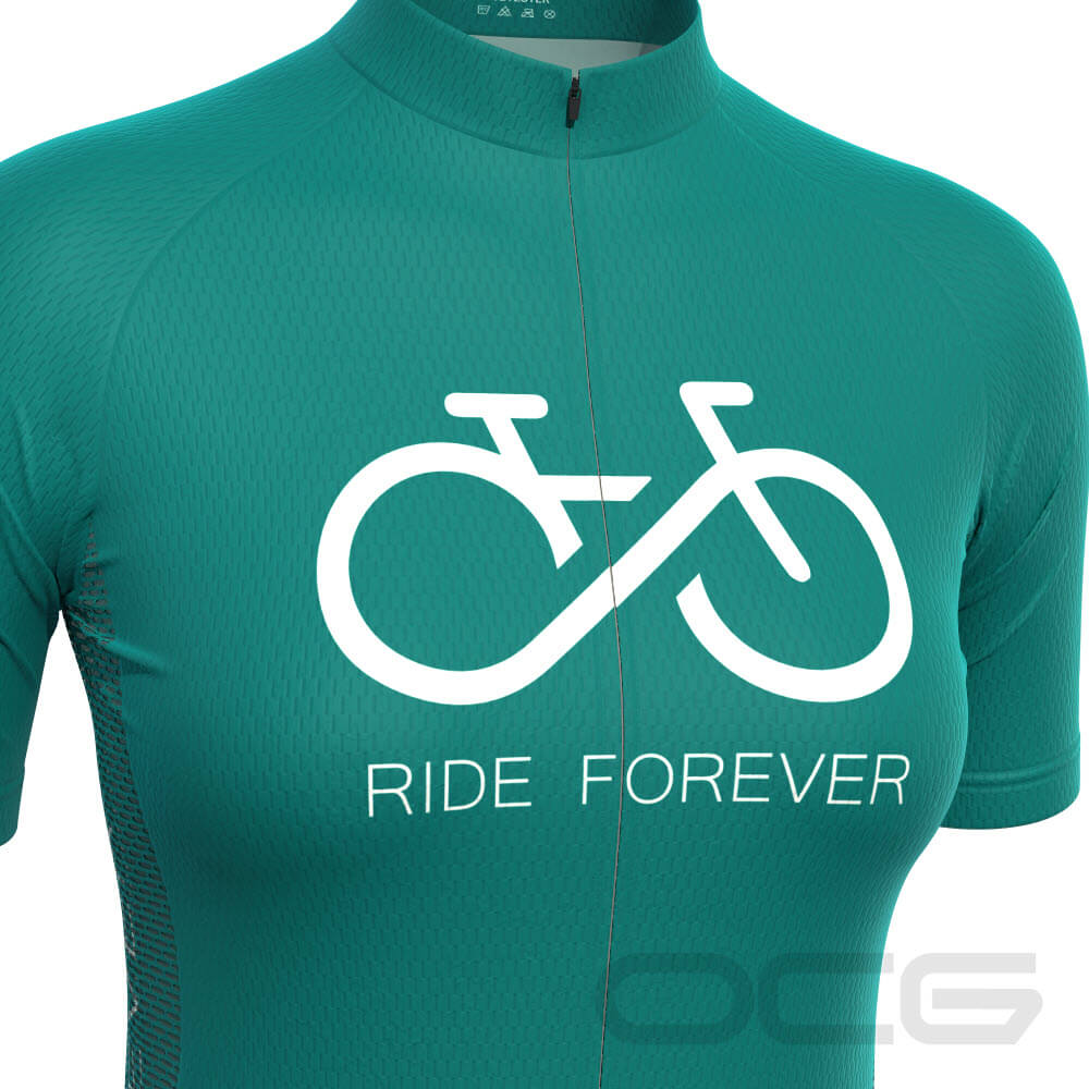 Women's Ride Forever Infinity Short Sleeve Cycling Jersey