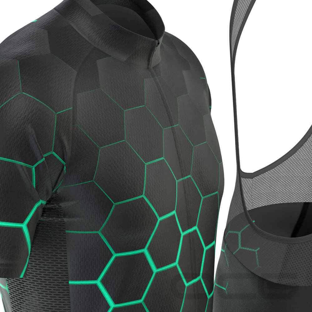 Men's Radioactive 2 Piece Cycling Kit
