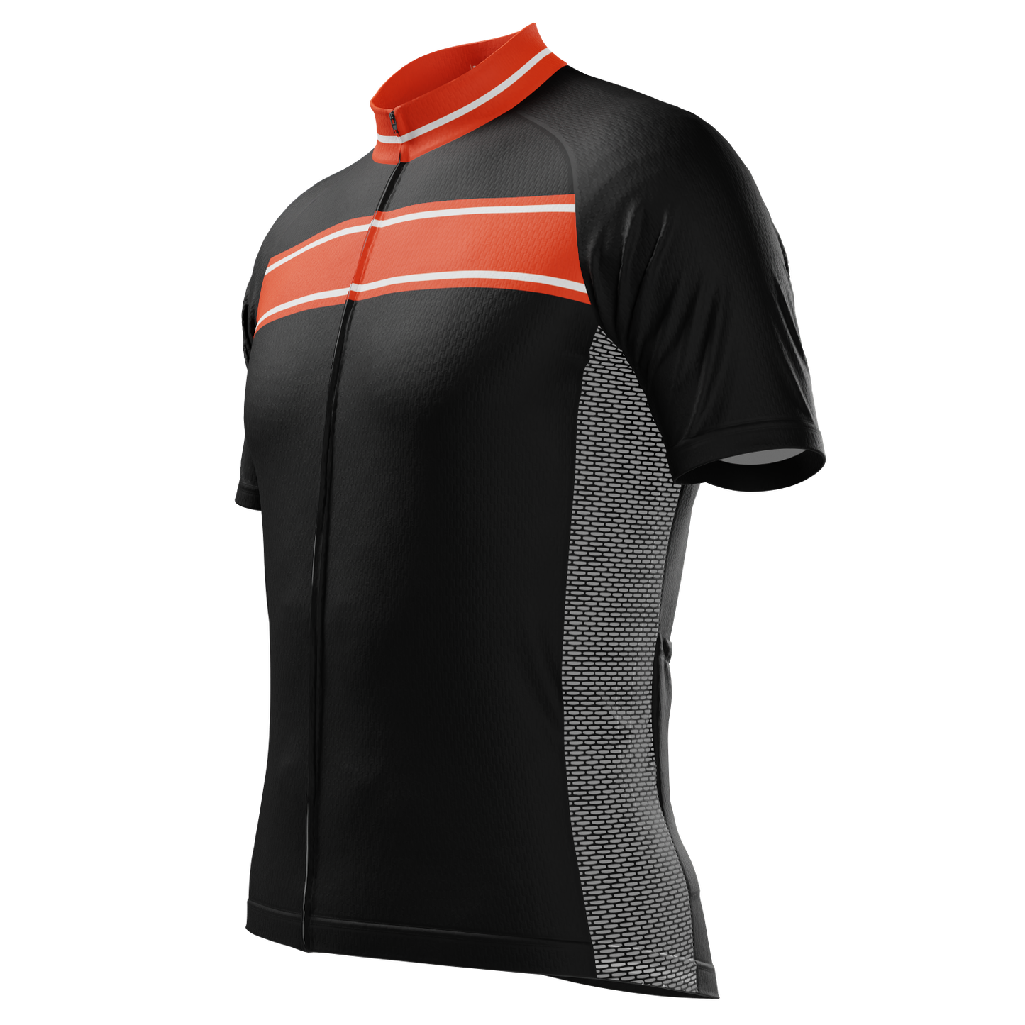 Men's Retro Rush Stripes Short Sleeve Cycling Jersey