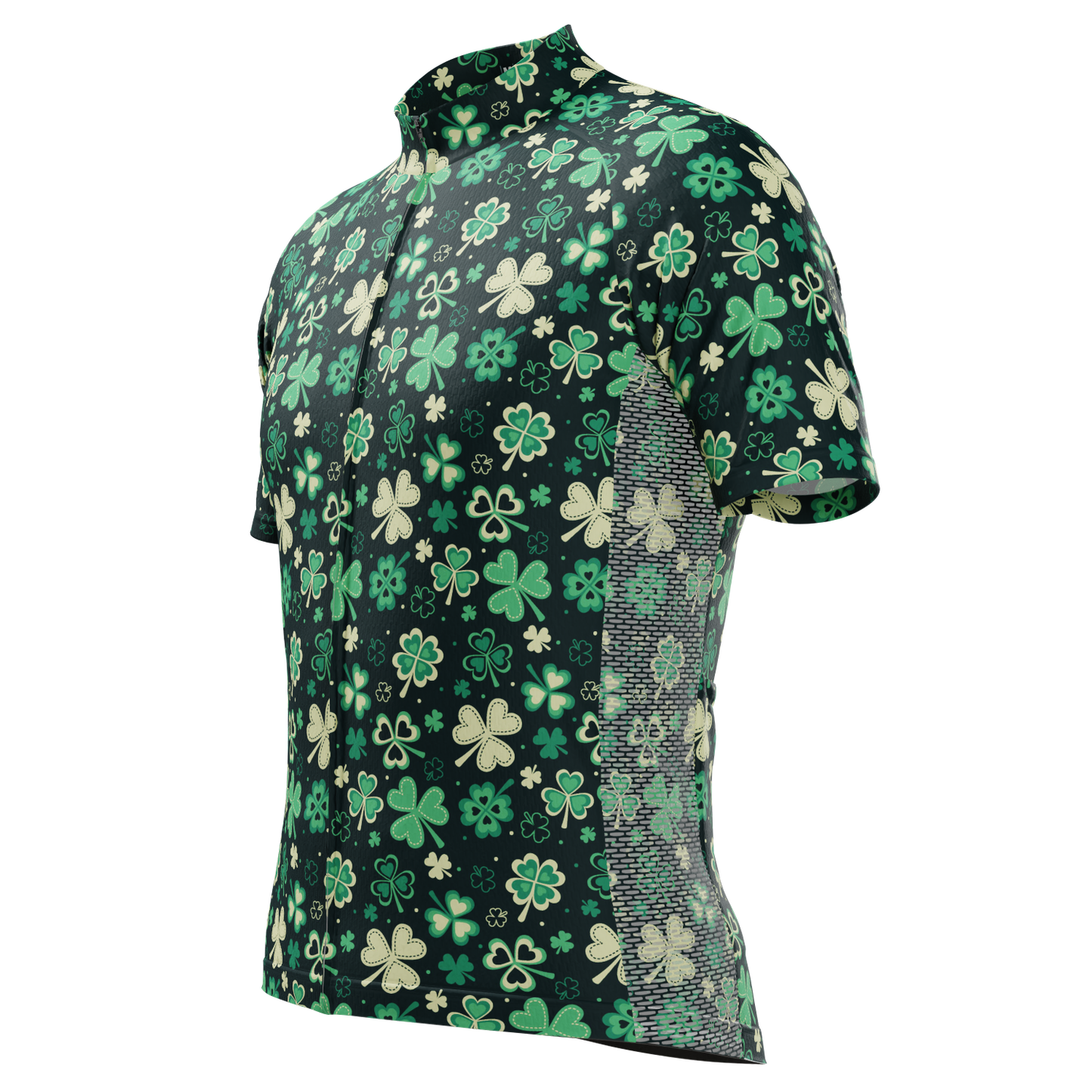 Men's Shamrocks & Clovers Short Sleeve Cycling Jersey