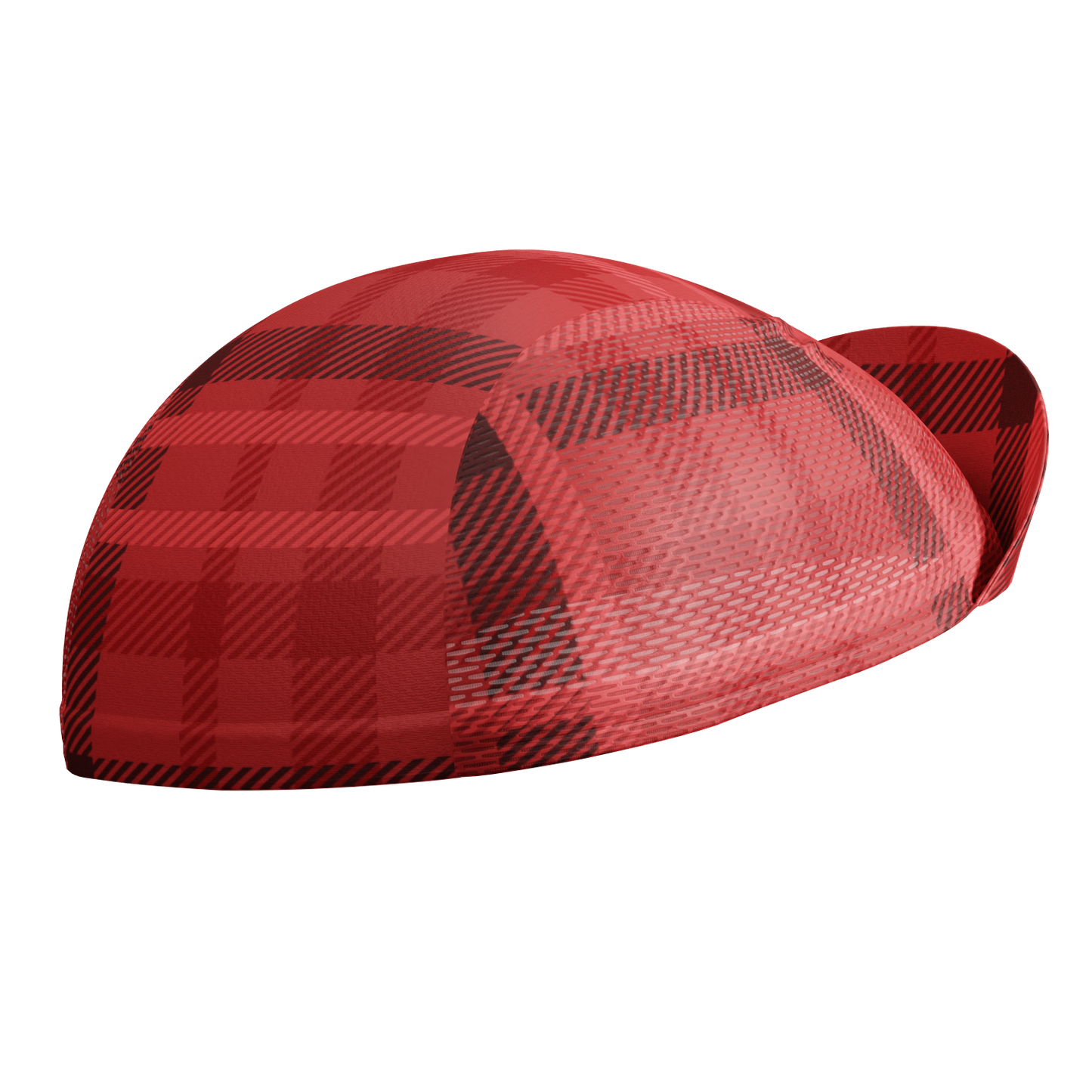 Unisex Plaid Tartan Pattern Quick Dry Cycling Cap