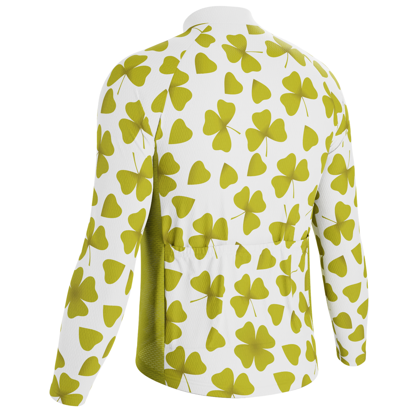 Men's Three Leaf Clover Long Sleeve Cycling Jersey