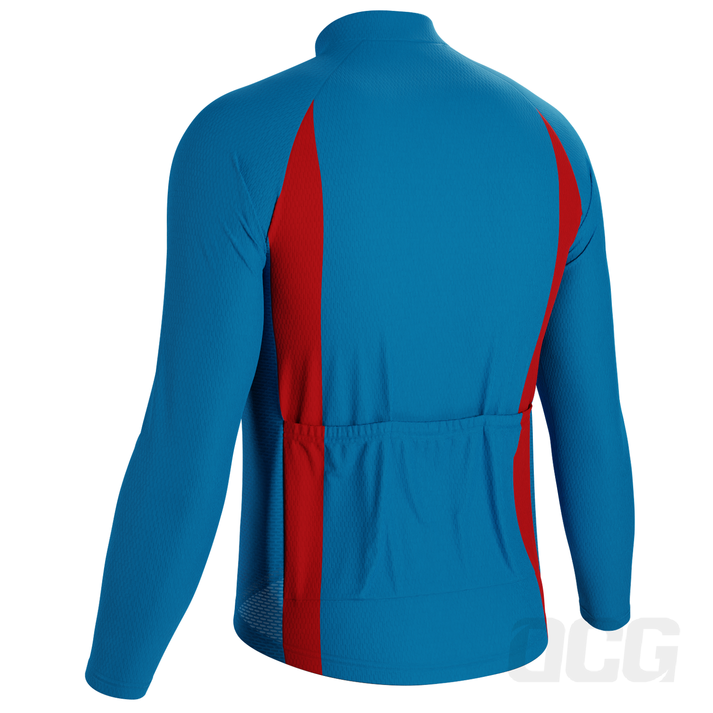 Men's Velocity Core Stripe Long Sleeve Cycling Jersey