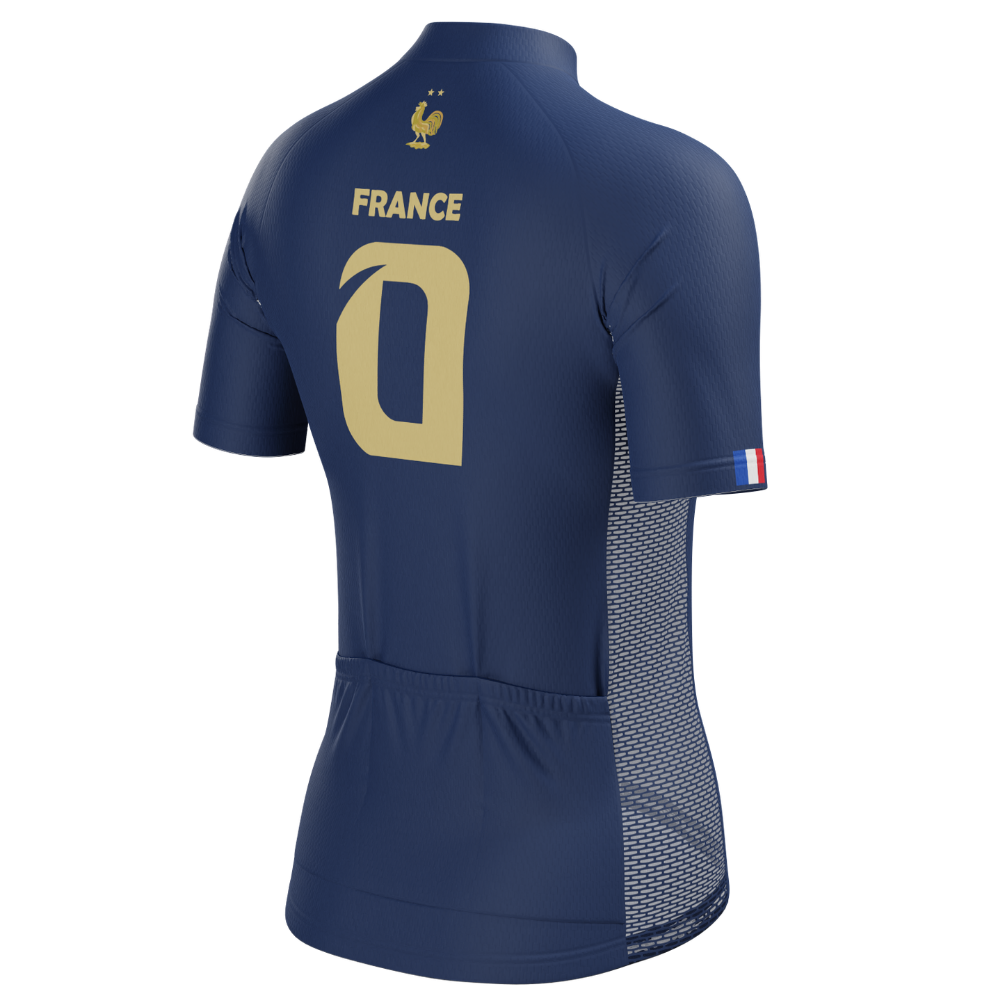 Women's France Soccer Short Sleeve Cycling Jersey