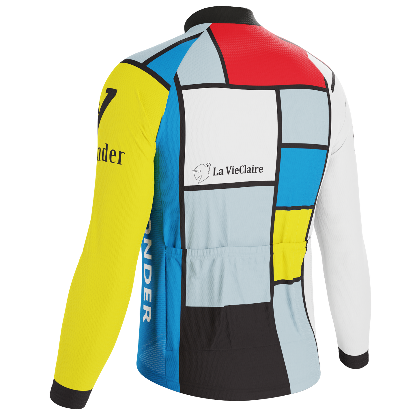 Men's Retro La Vie En Claire Long Sleeve Cycling Jersey