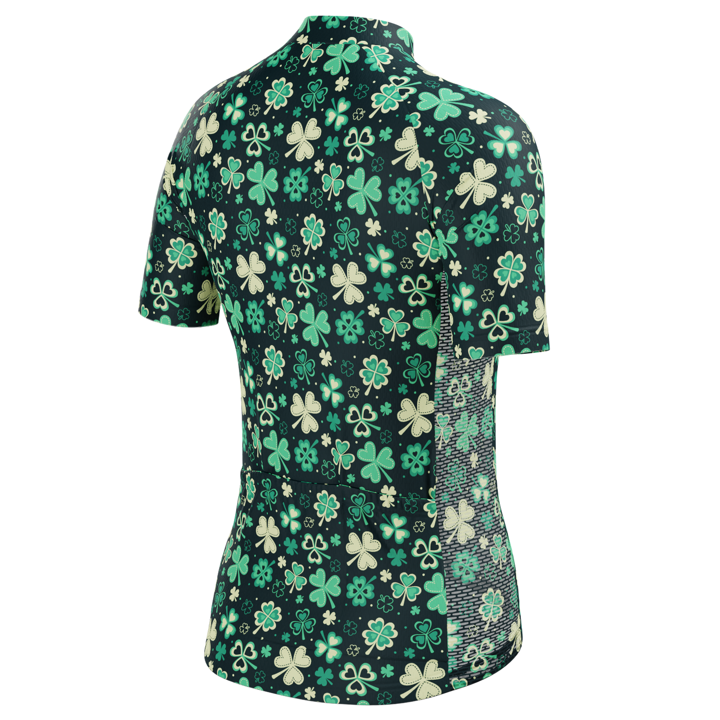 Women's Shamrocks & Clovers Short Sleeve Cycling Jersey