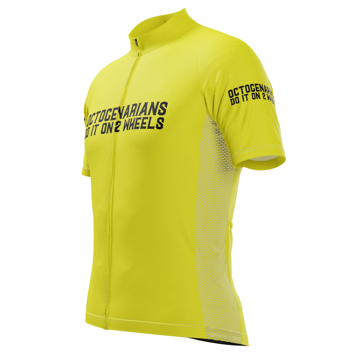 Men's High Viz Octogenarian Short Sleeve Cycling Jersey
