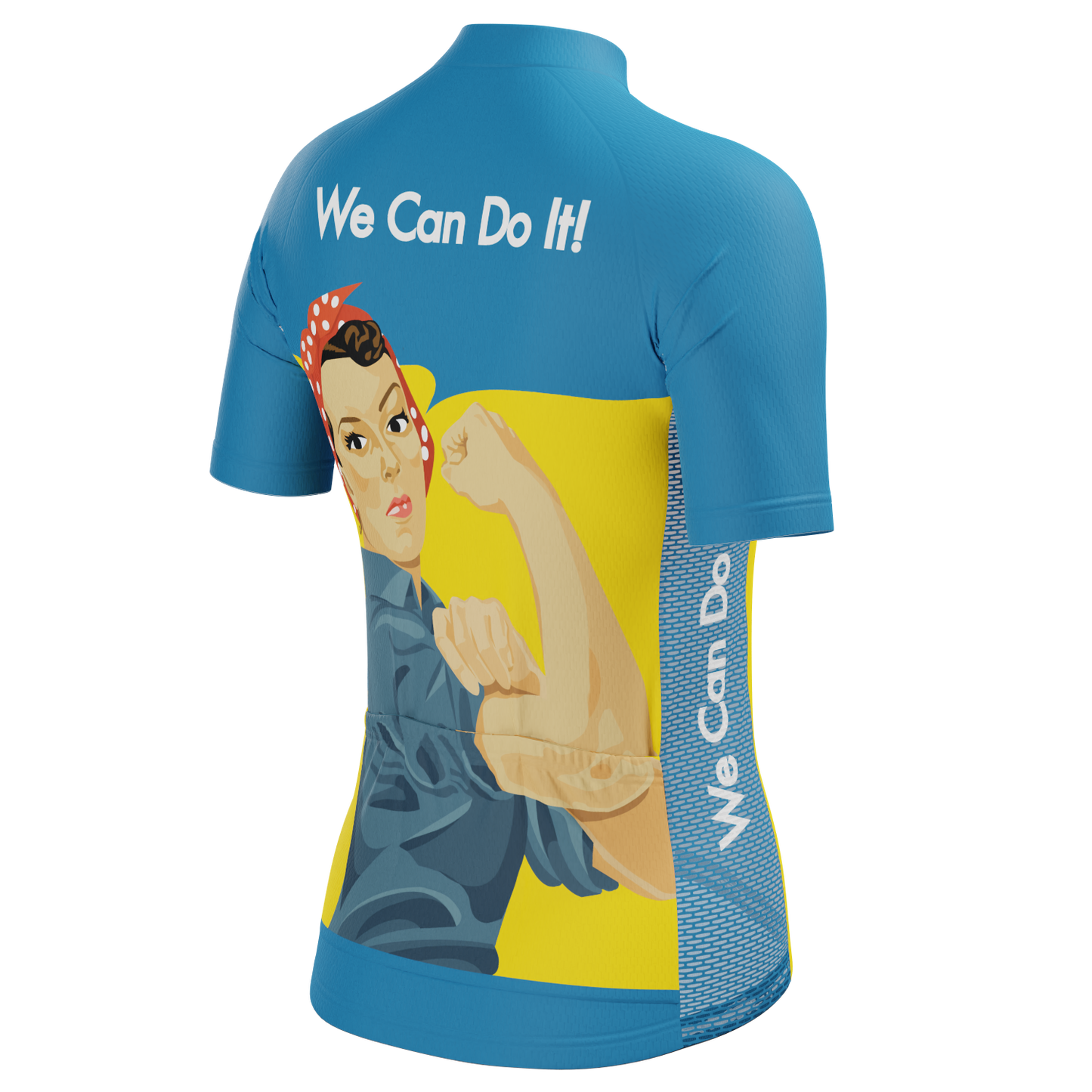 Women's Rosie Riveter Short Sleeve Cycling Jersey