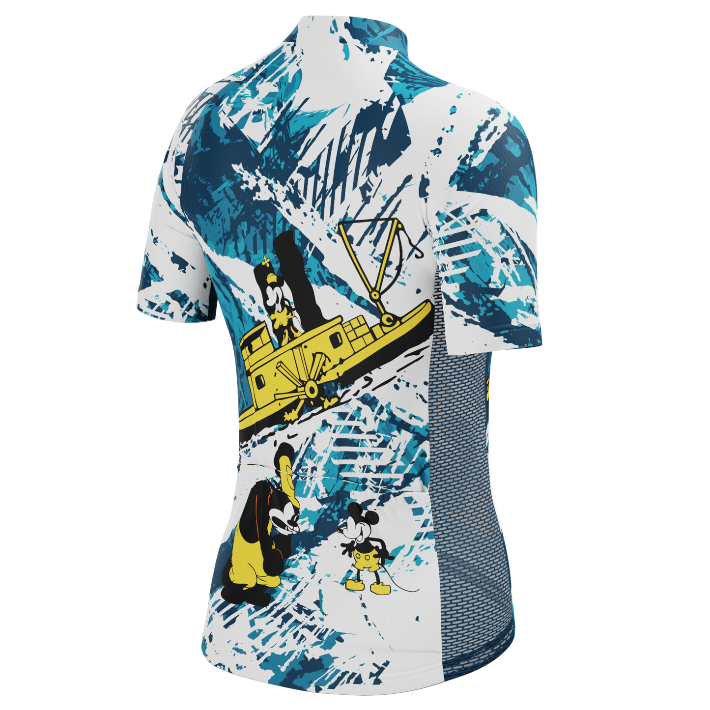 Women's Steamboat Willie in The Sea Short Sleeve Cycling Jersey