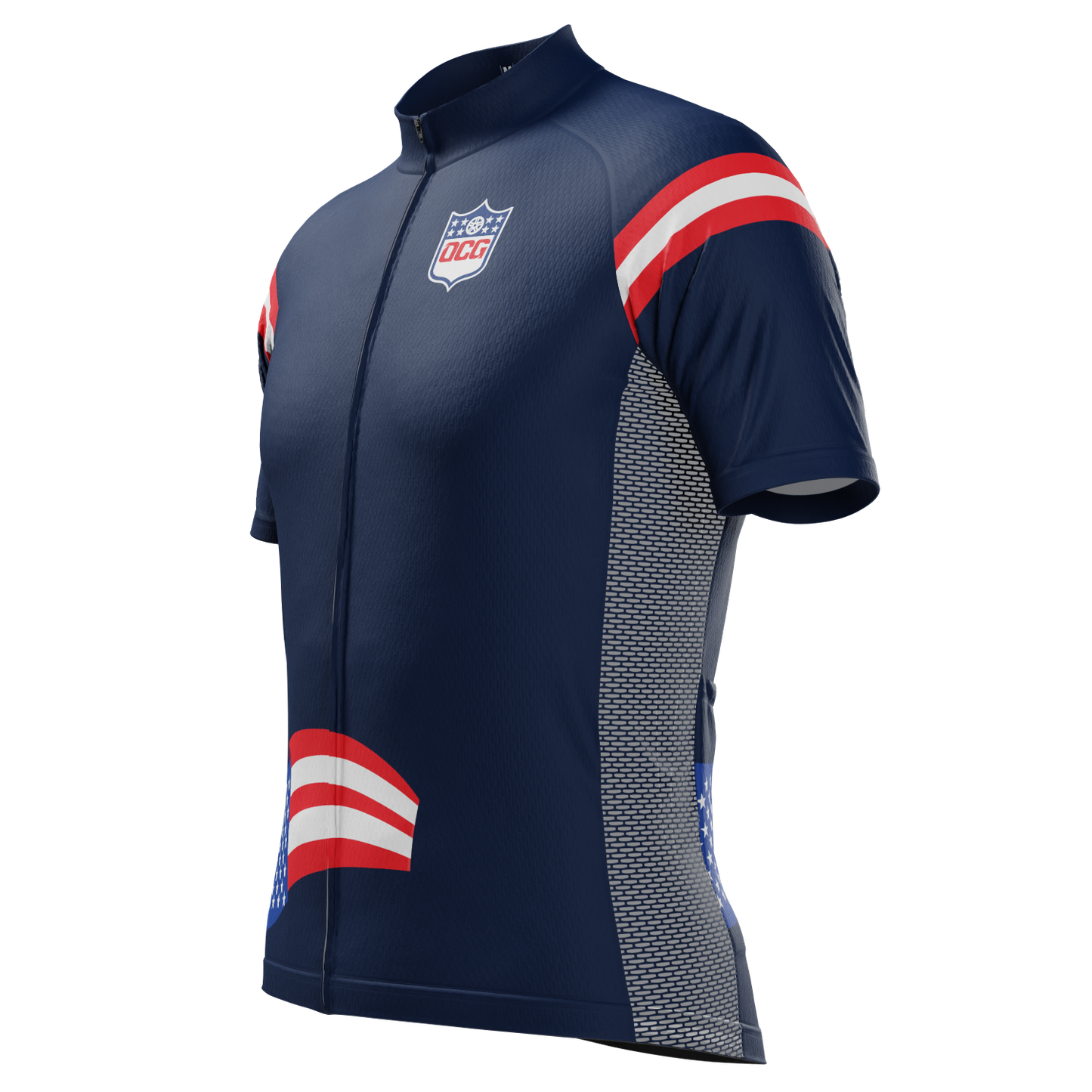 Men's New England Football Short Sleeve Cycling Jersey
