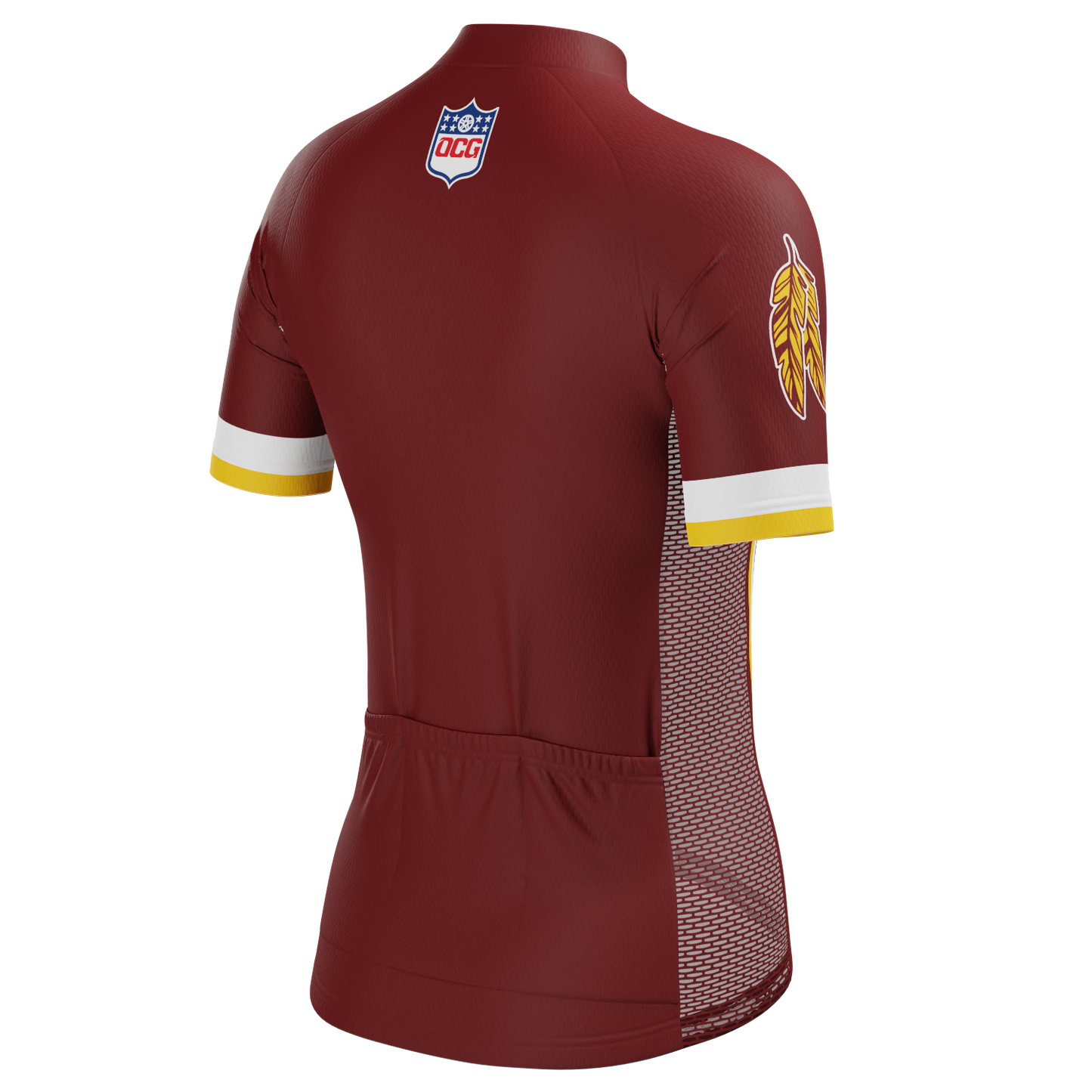 Women's Washington Football Short Sleeve Cycling Jersey