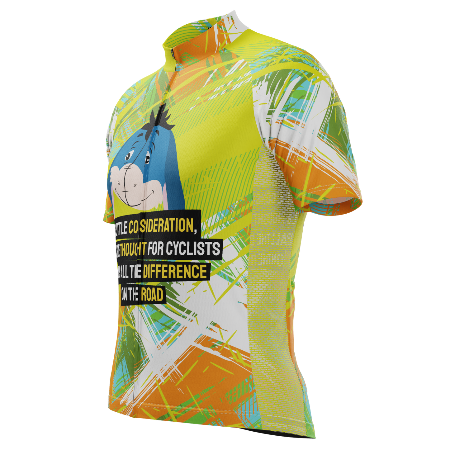 Men's Eeyore On The Road Short Sleeve Cycling Jersey