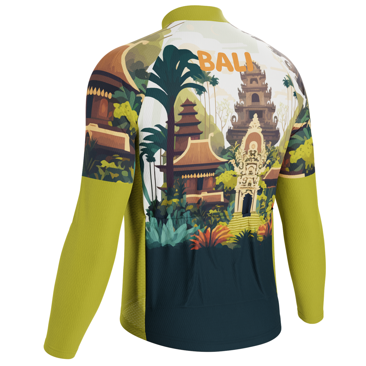Men's Around The World - Bali Long Sleeve Cycling Jersey