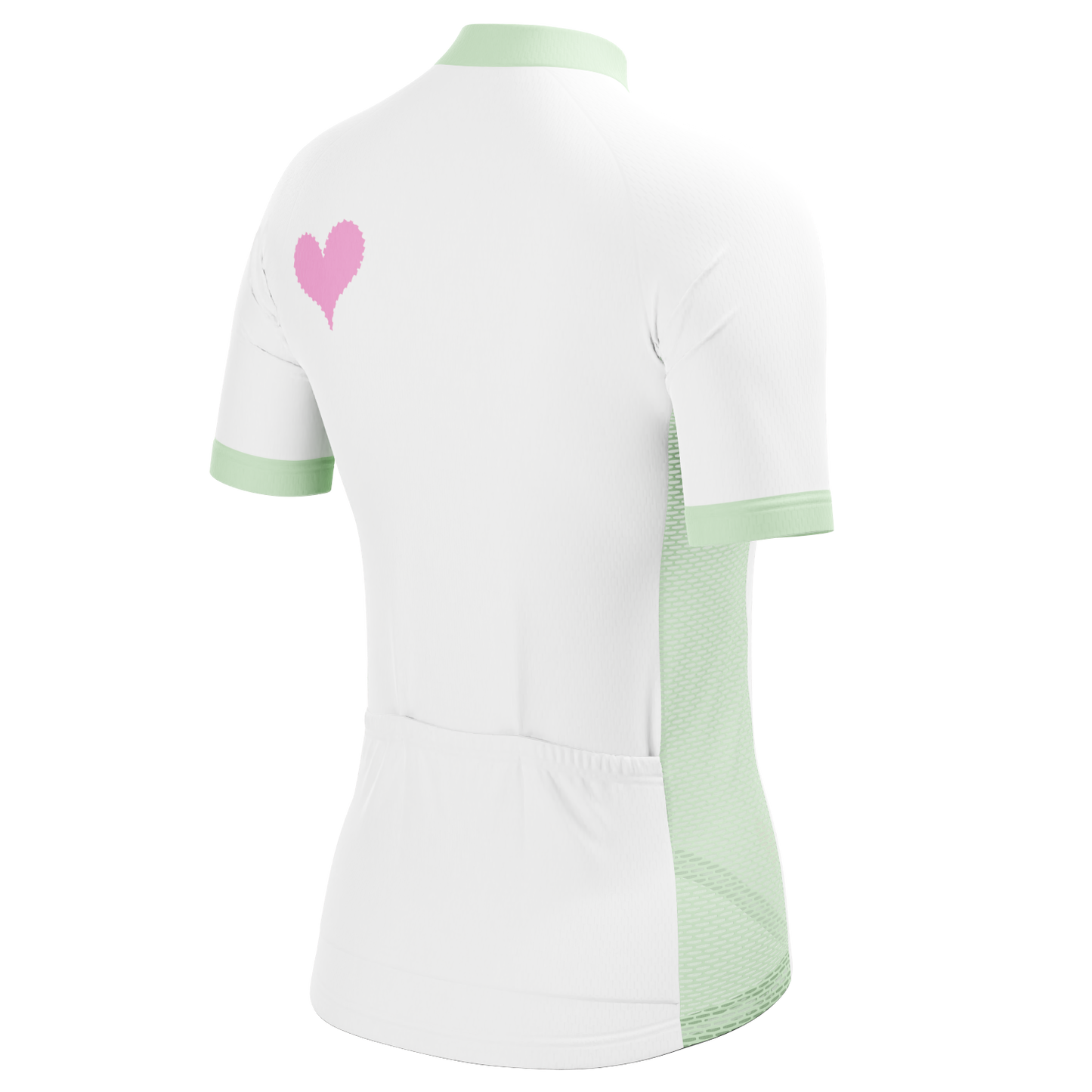 Women's Love & Hearts Short Sleeve Cycling Jersey