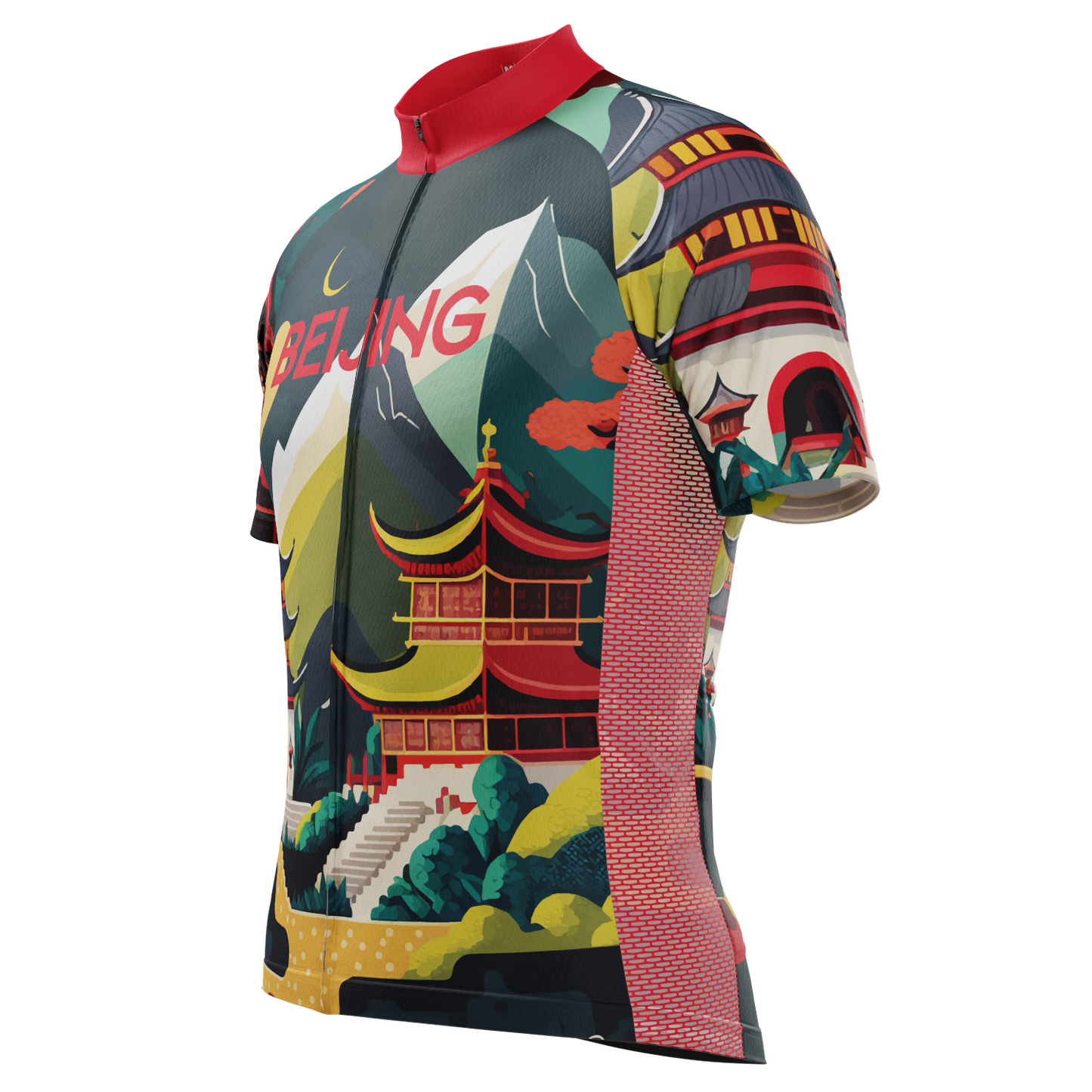 Men's Around The World - Beijing Short Sleeve Cycling Jersey
