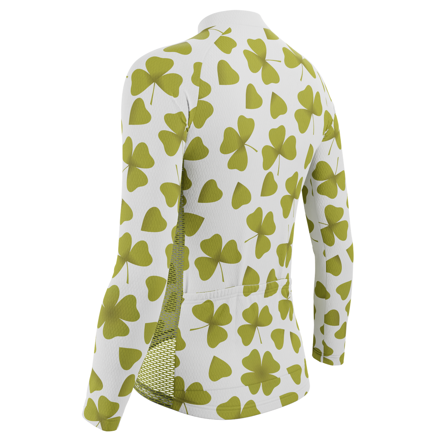 Women's Three Leaf Clover Long Sleeve Cycling Jersey